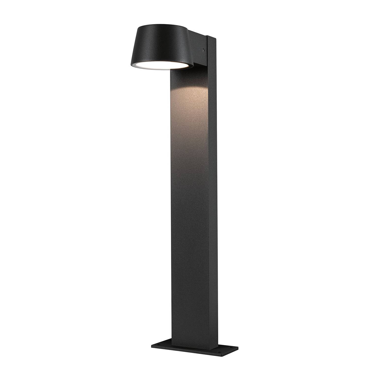 Capea Black Aluminum Bollard Light