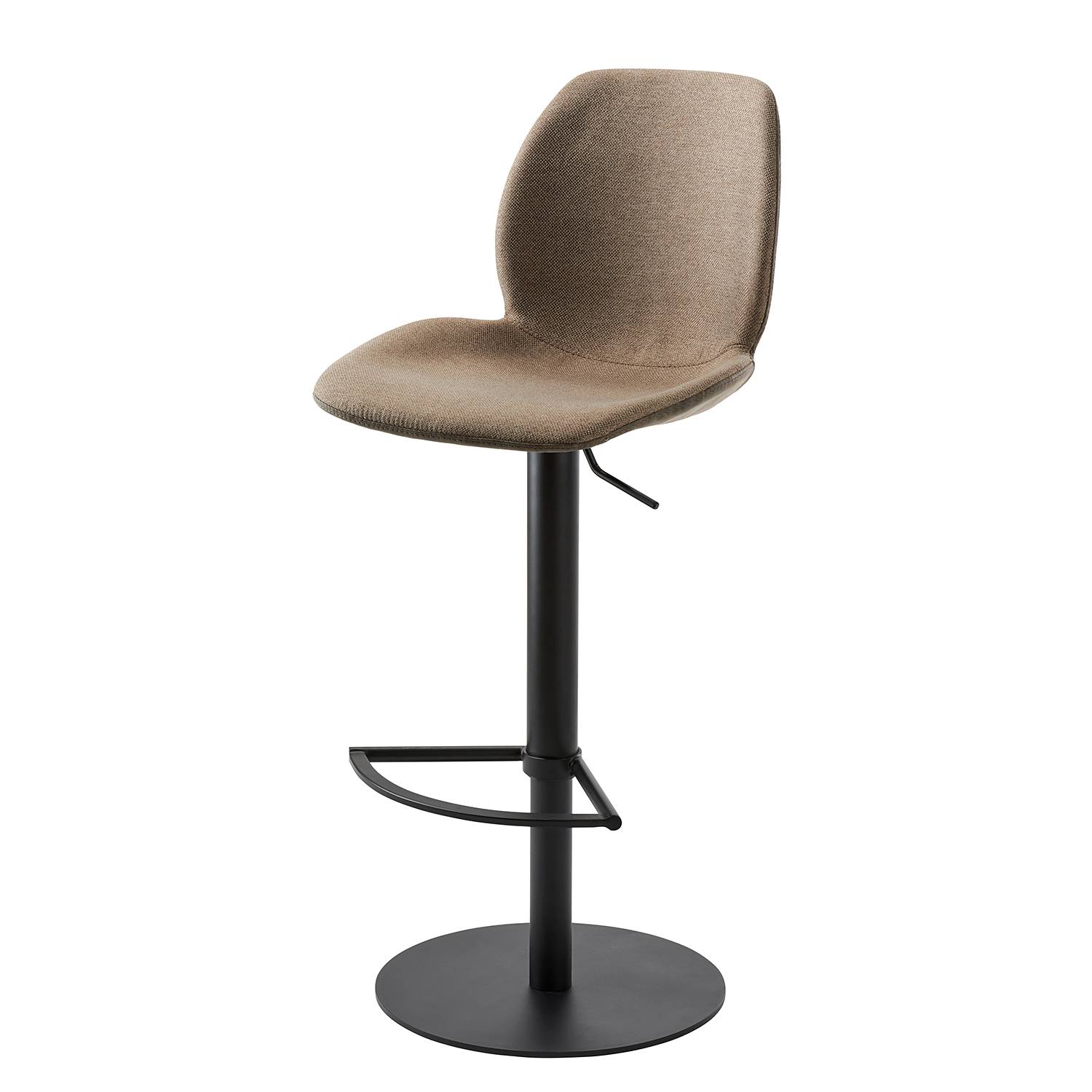 Barstuhl myMARCO Flachgewebe Kunstleder Stahl Beige