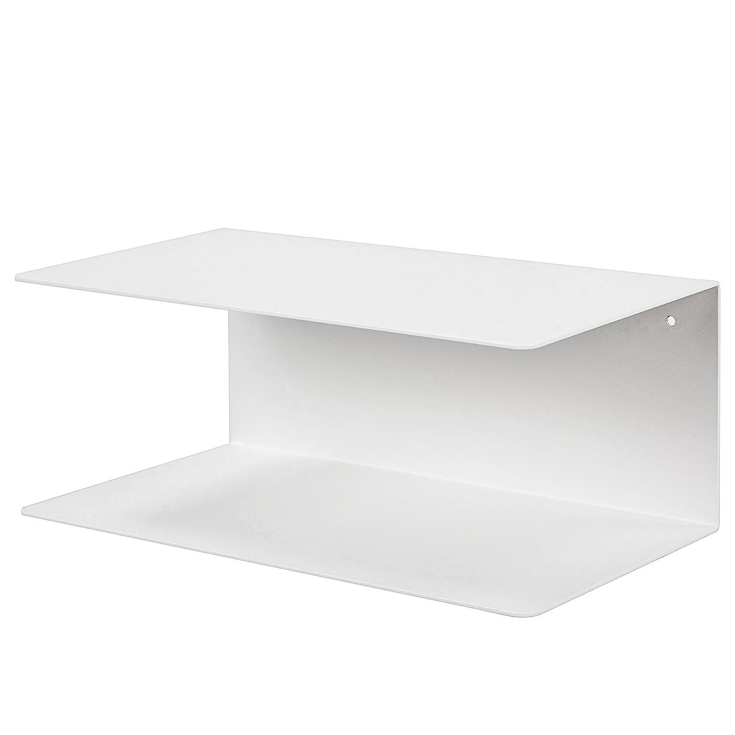 2x Wall shelf Targon Metal White
