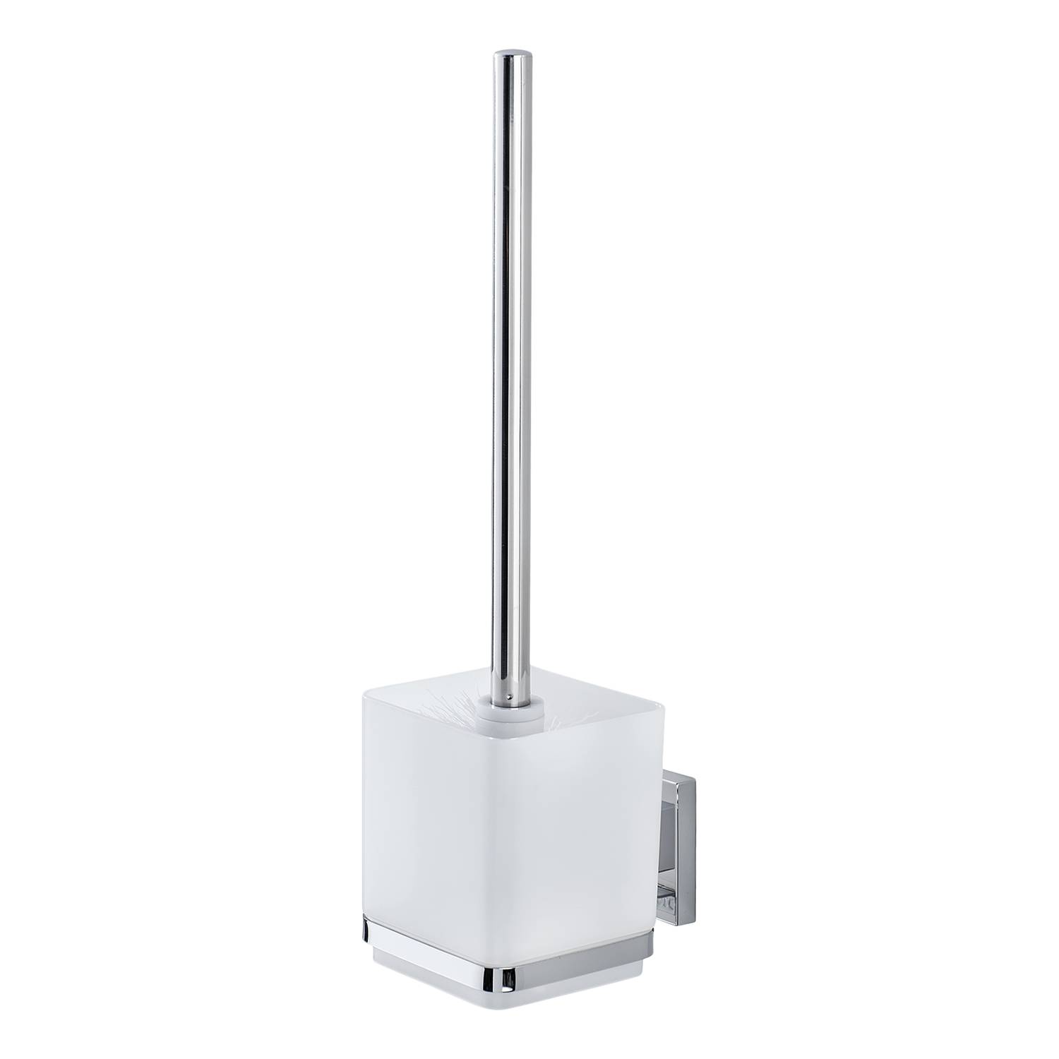 Vacuum-Loc WC-Garnitur Quadro Edelstahl Transparent