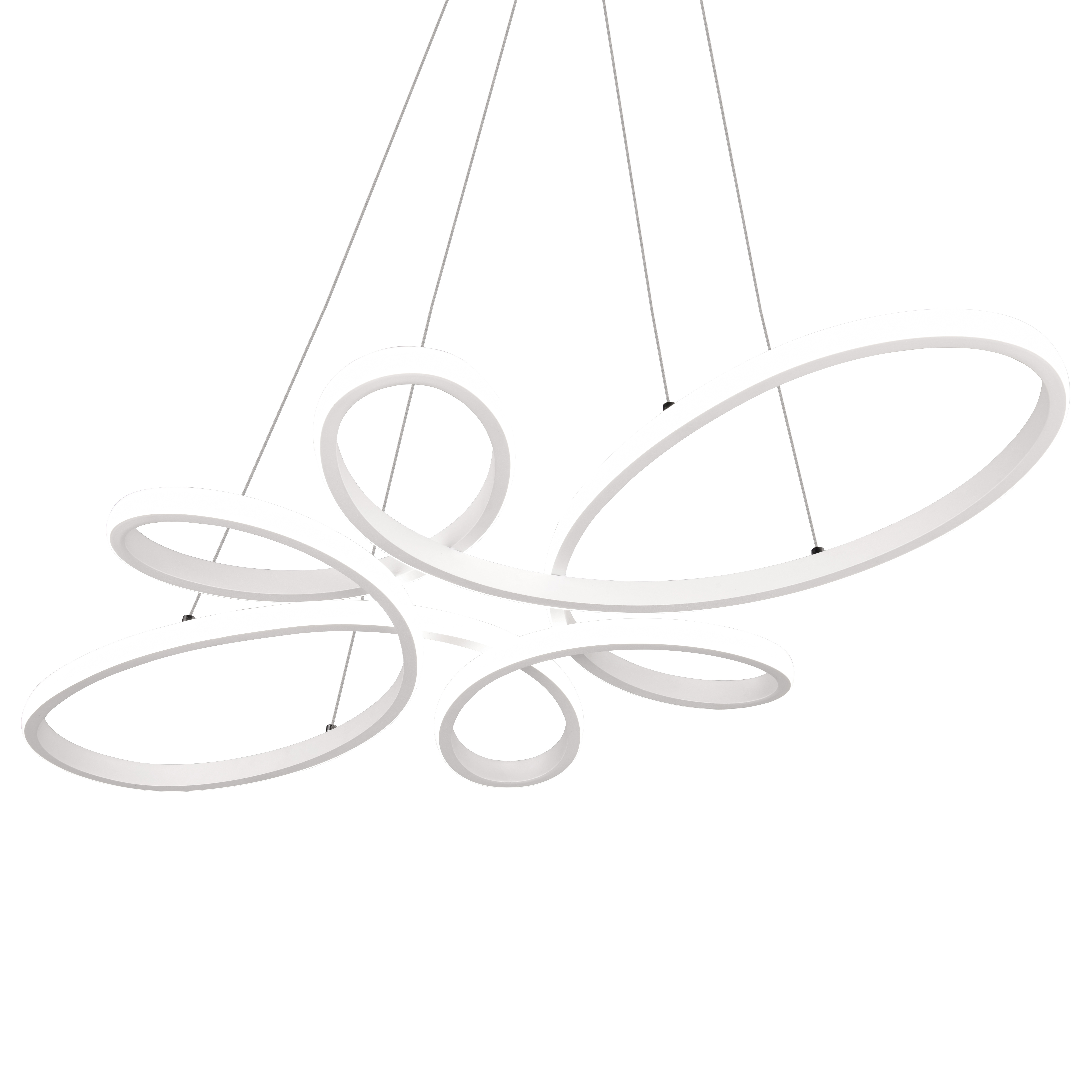 Fly Pendant Lamp Iron White