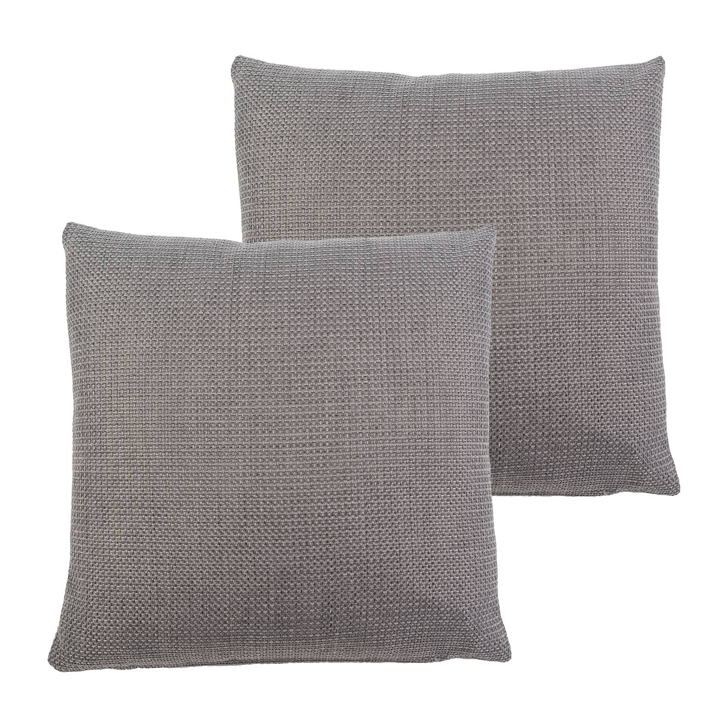 2x Alcatraz Pillowcase Synthetic Fiber Cubanit 40 x 40 cm