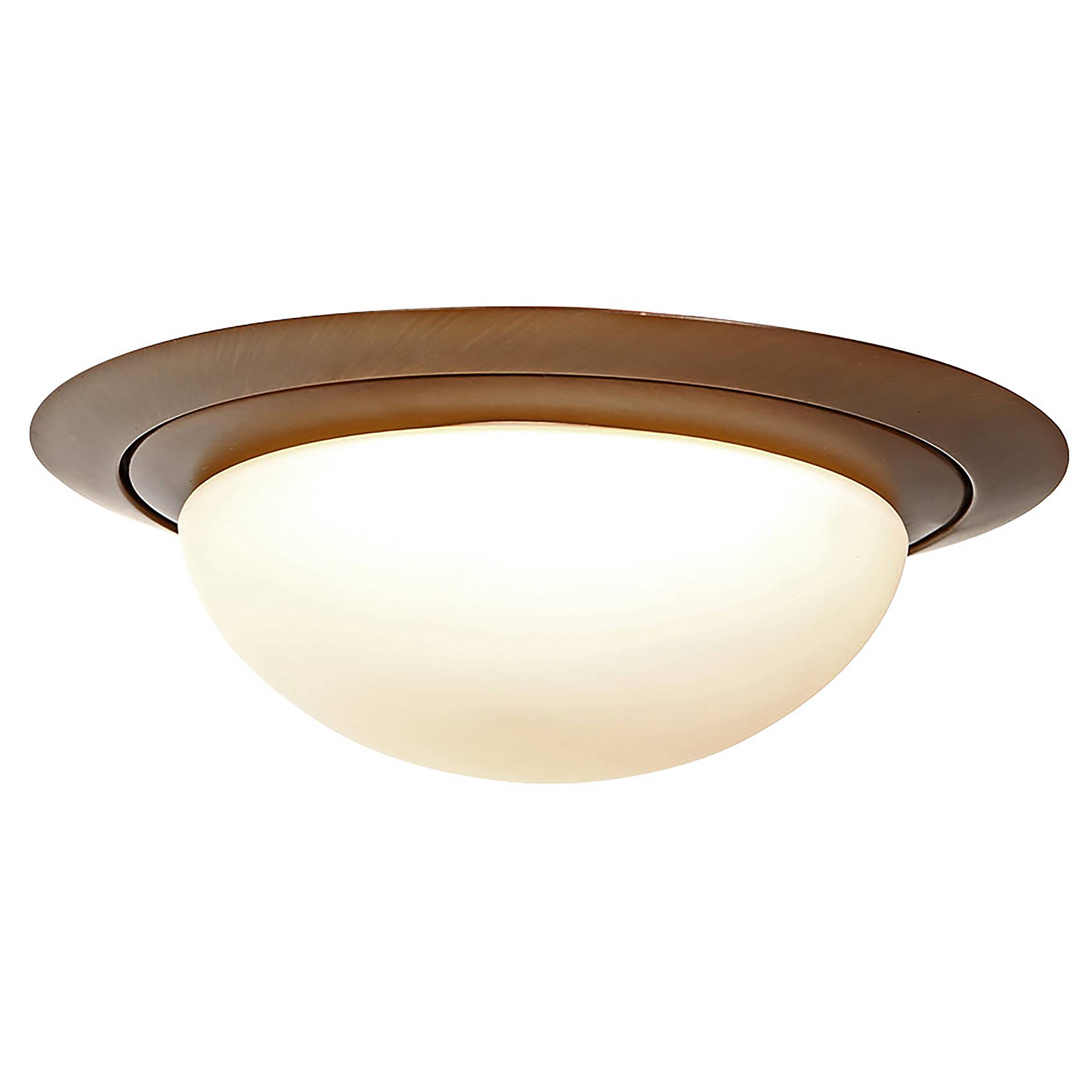 Ikaro Type A Ceiling Light Aluminum Opal Glass 24cm