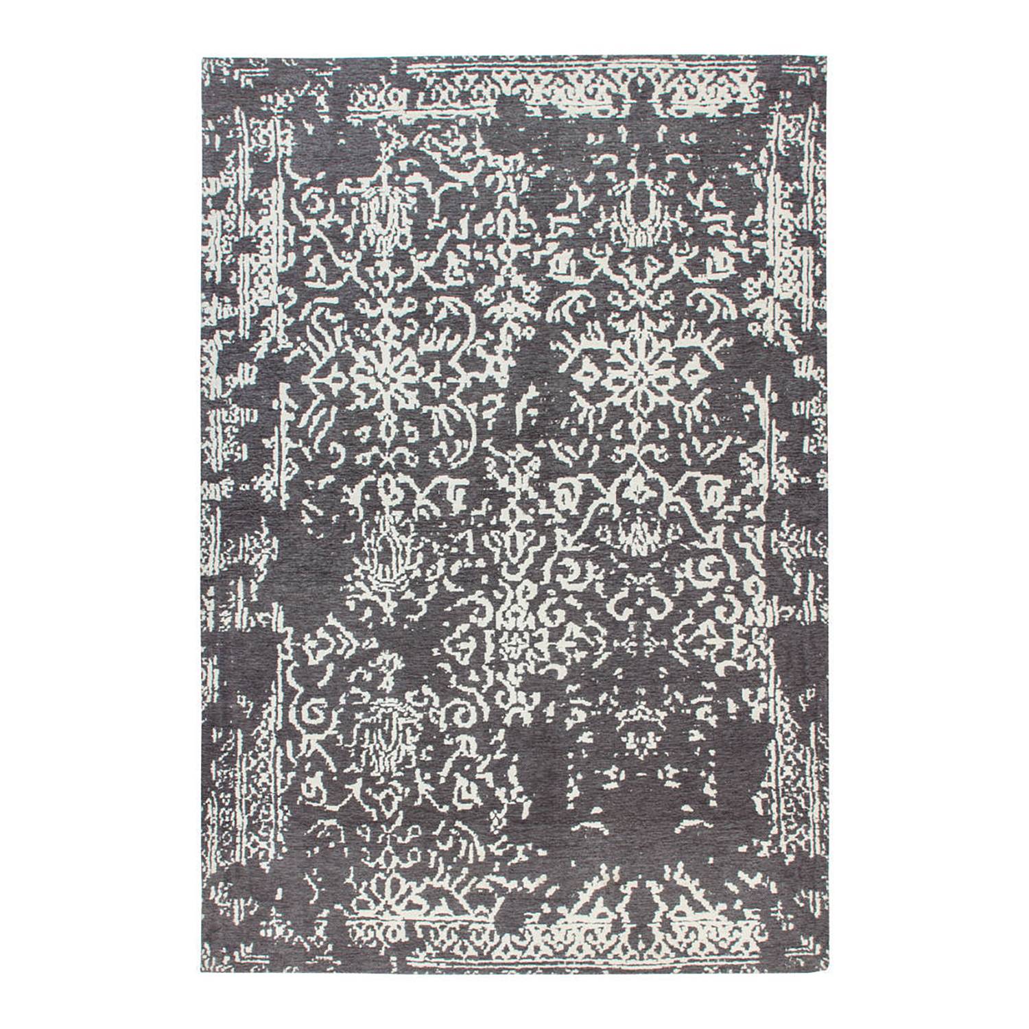 River 130 Anthracite short pile rug 80 x 150 cm