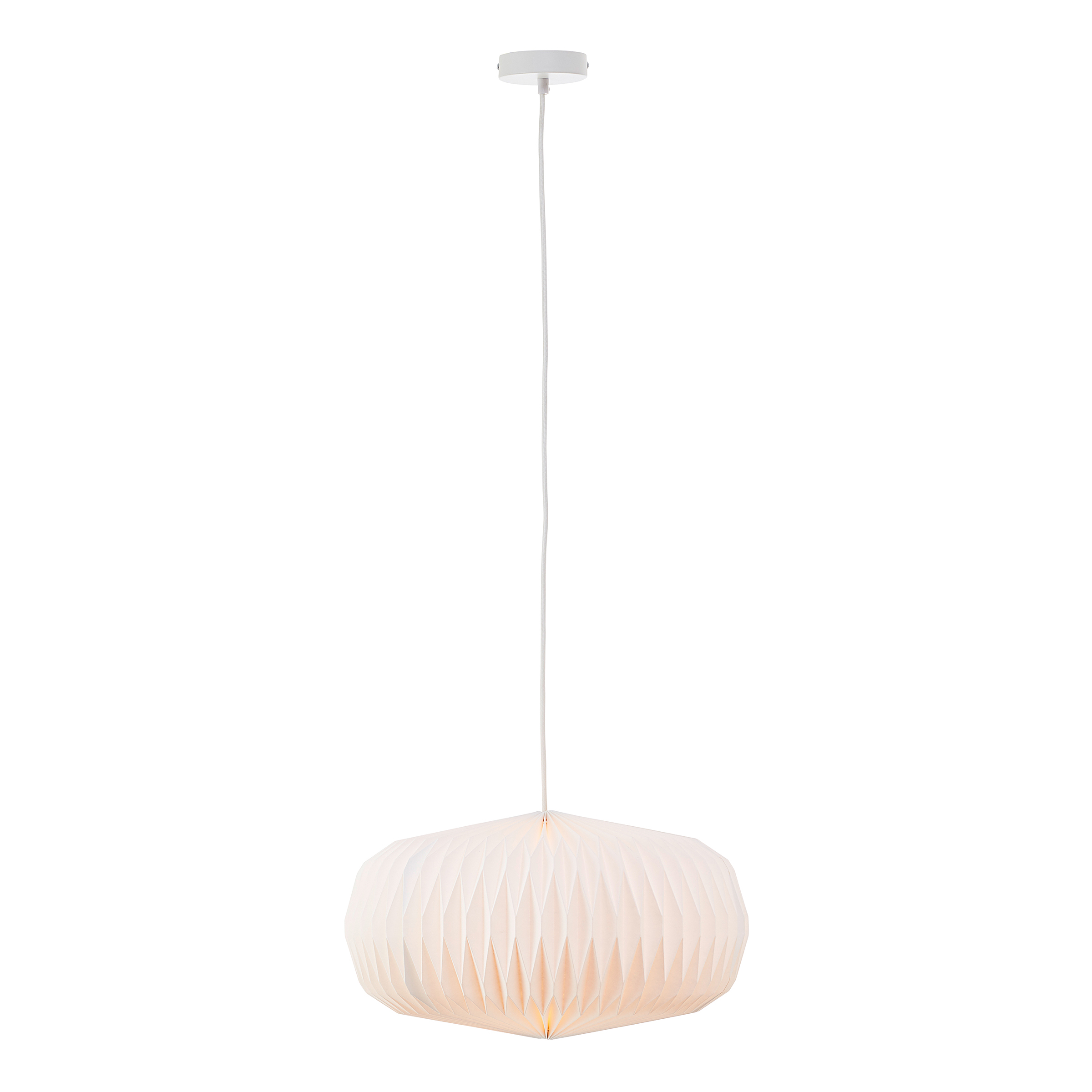 June pendant lamp iron white 1-flame