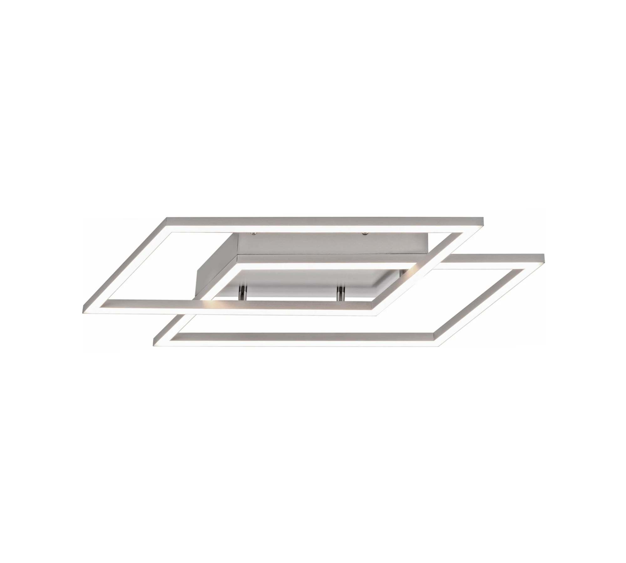 2-flammige LED-Deckenleuchte Acrylglas Aluminium Grau