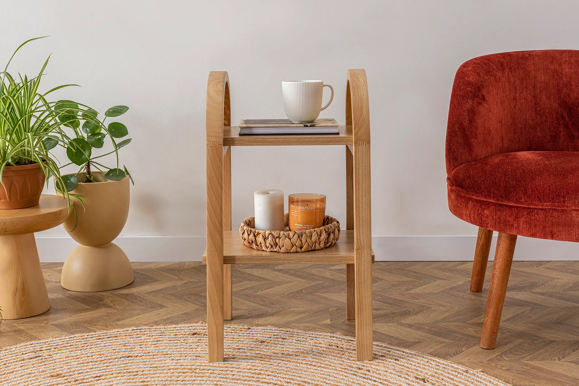 Nala 62 Side table Brown
