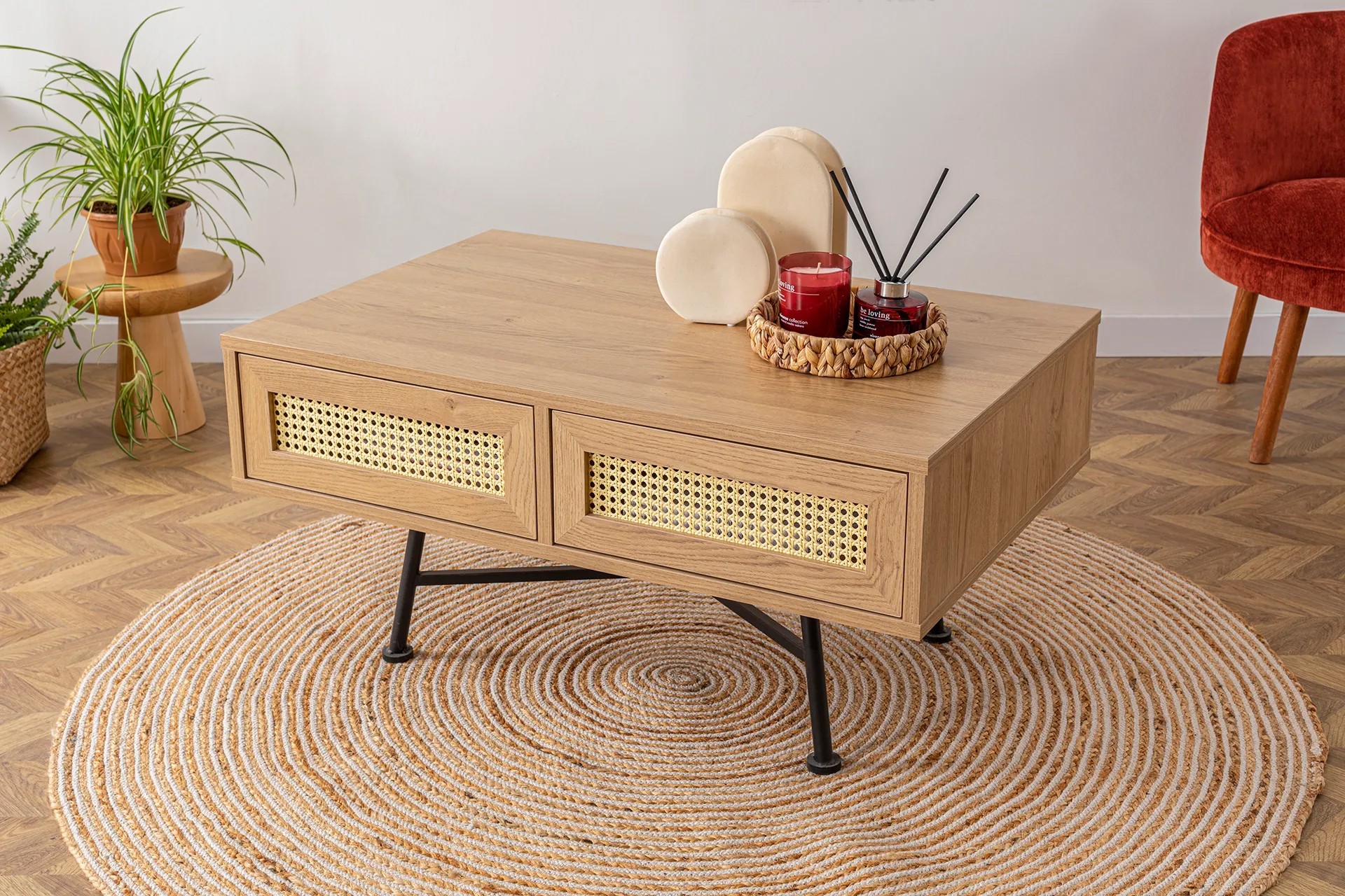 Nala 4 Coffee table Brown