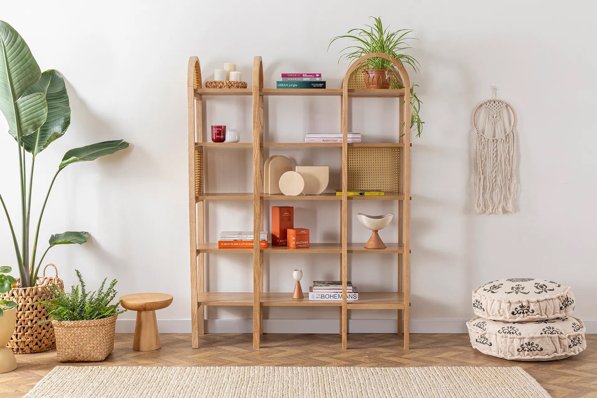 Nala 120 Shelf Brown