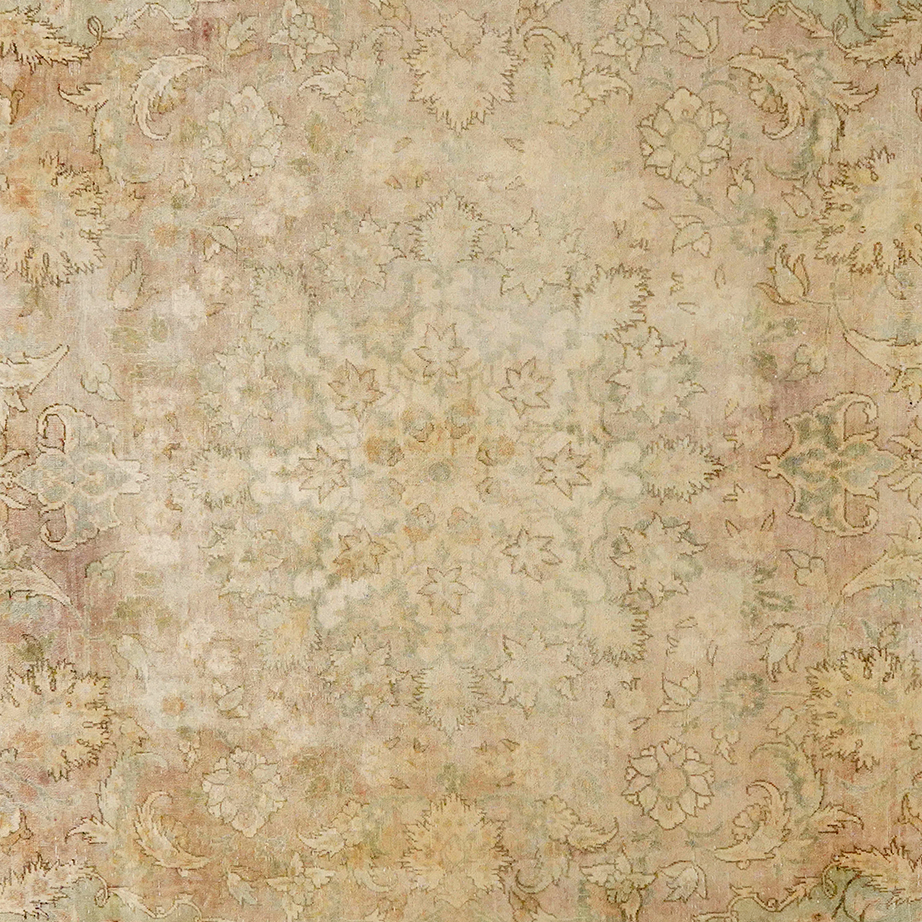 Vintage Carpet Wool Multicolored