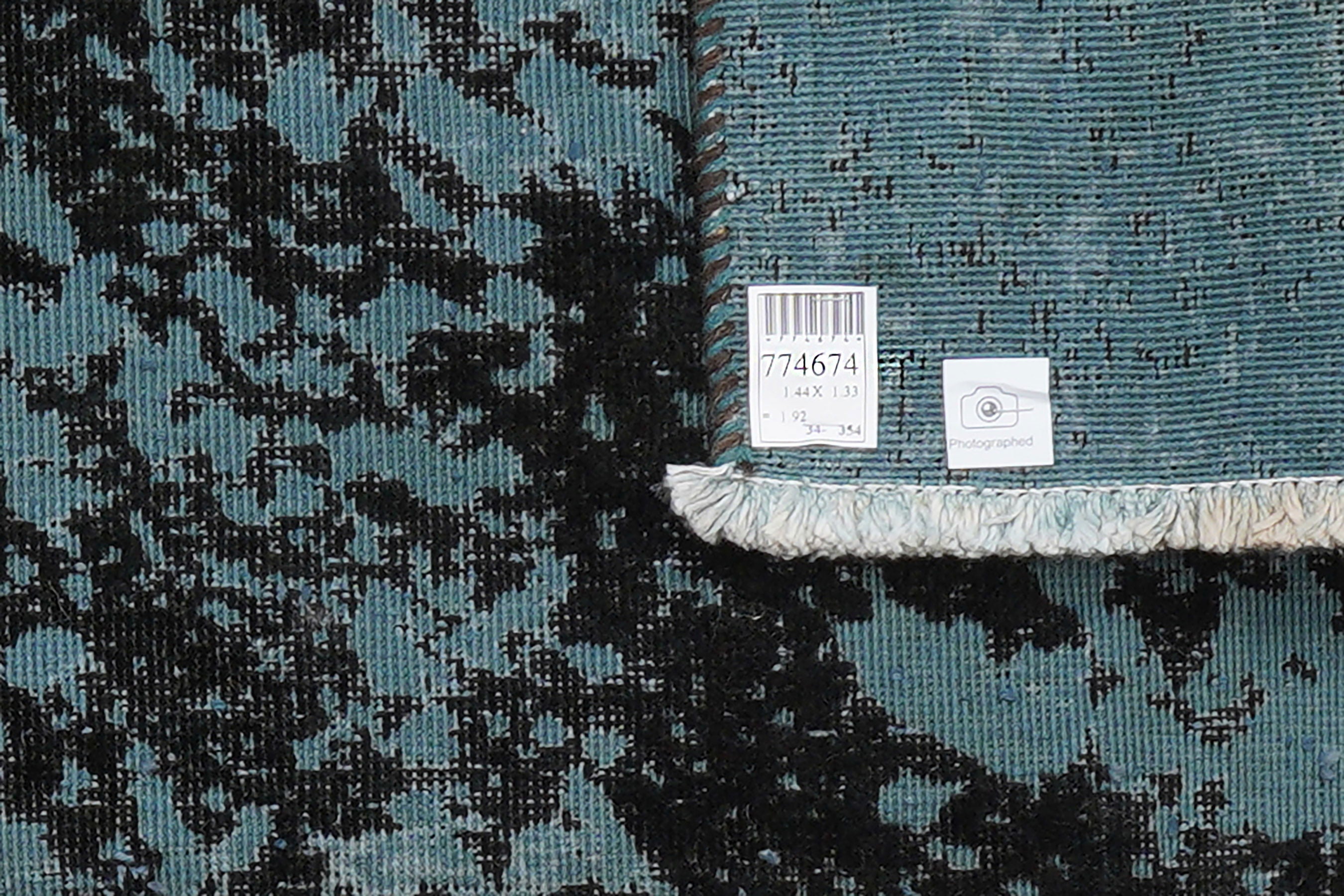 Vintage Teppich Wolle Mehrfarbig