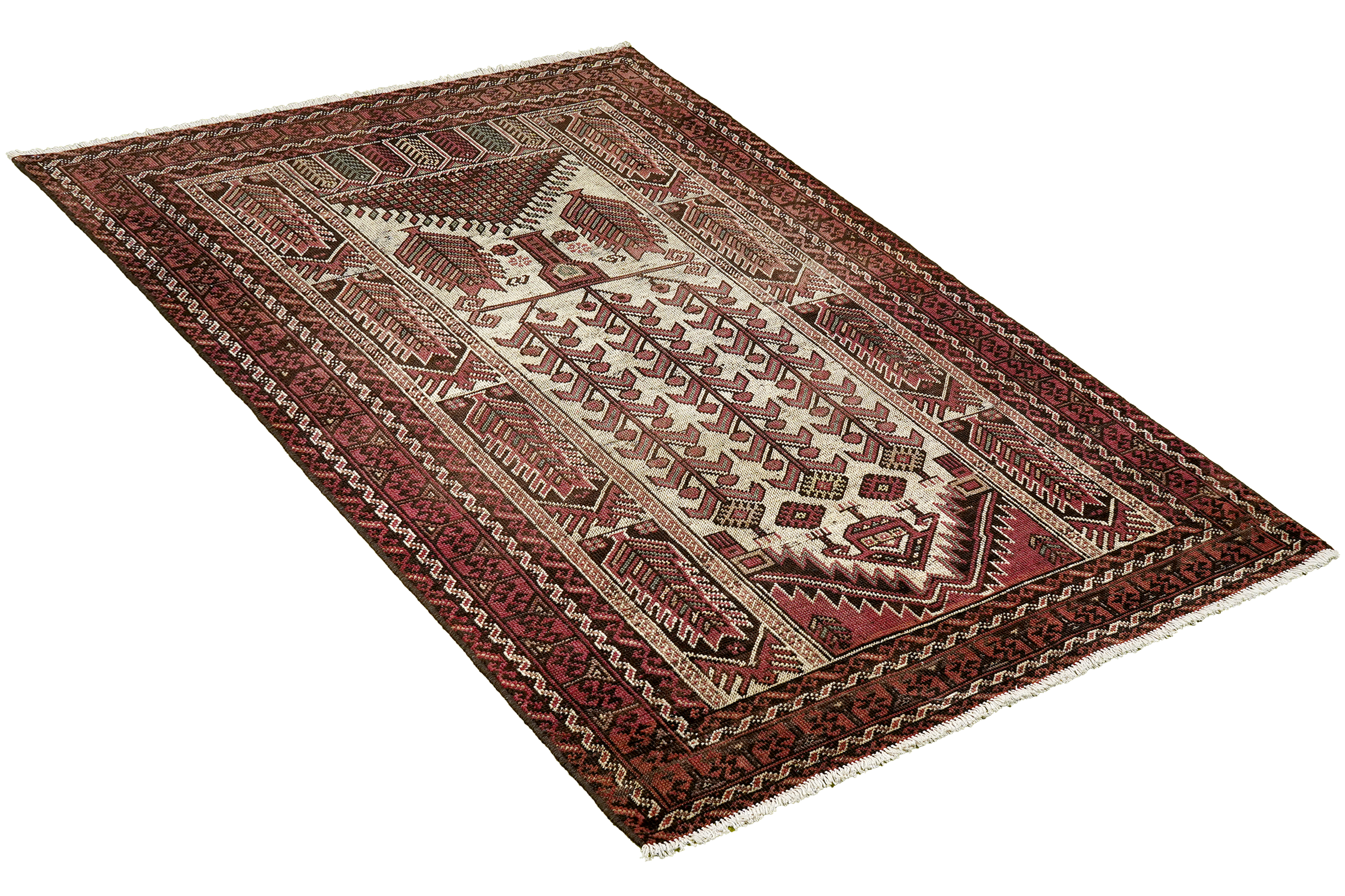 Heritage Teppich Wolle Mehrfarbig