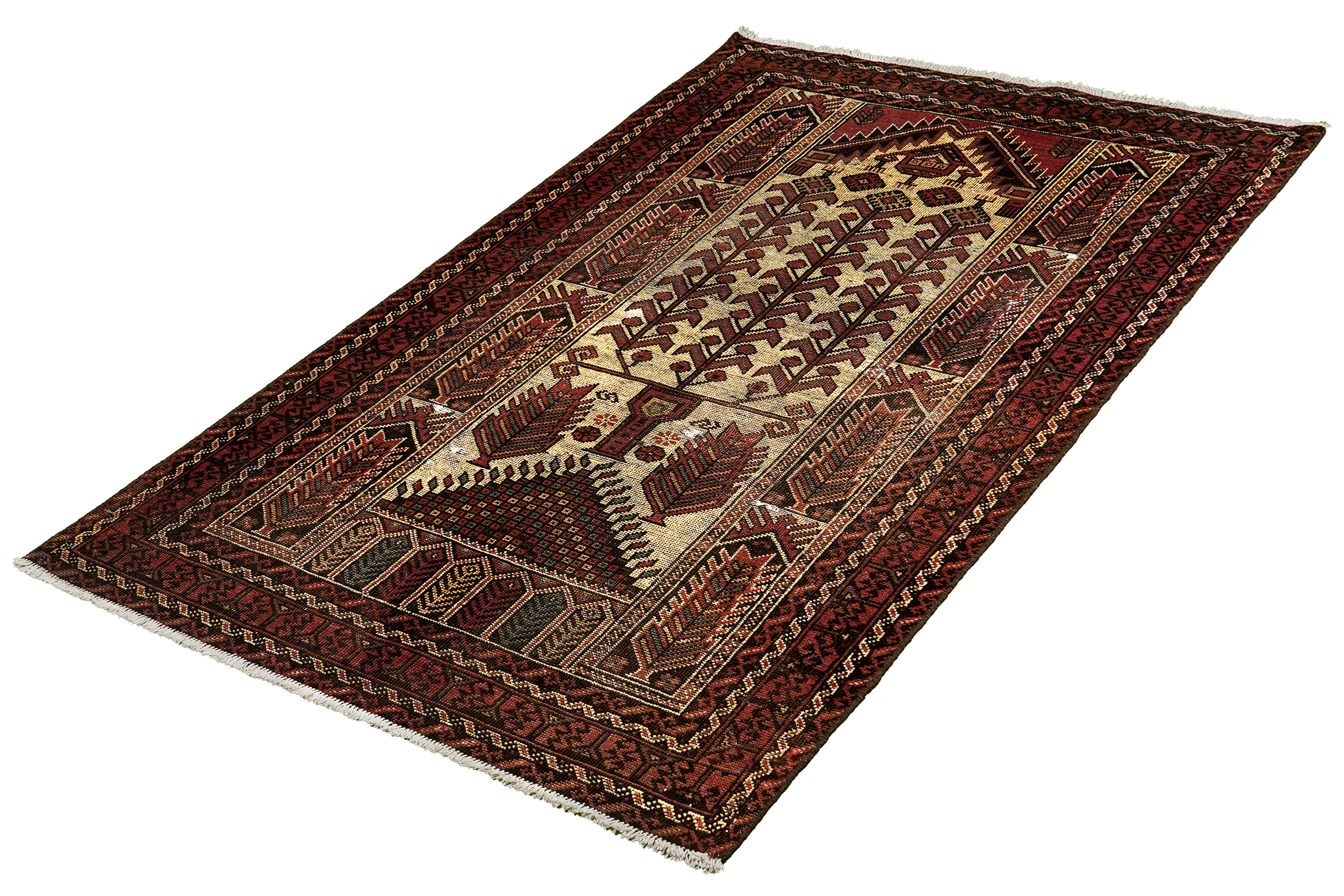 Heritage Teppich Wolle Mehrfarbig