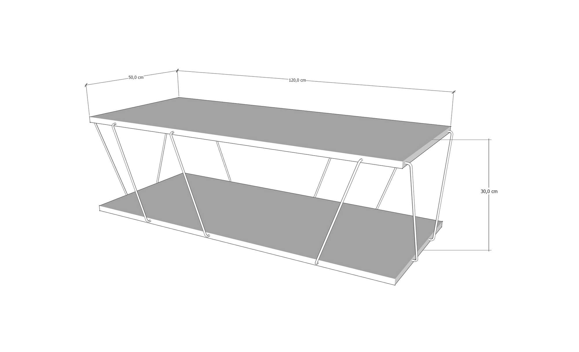 Labranda Coffee Table Natural Black