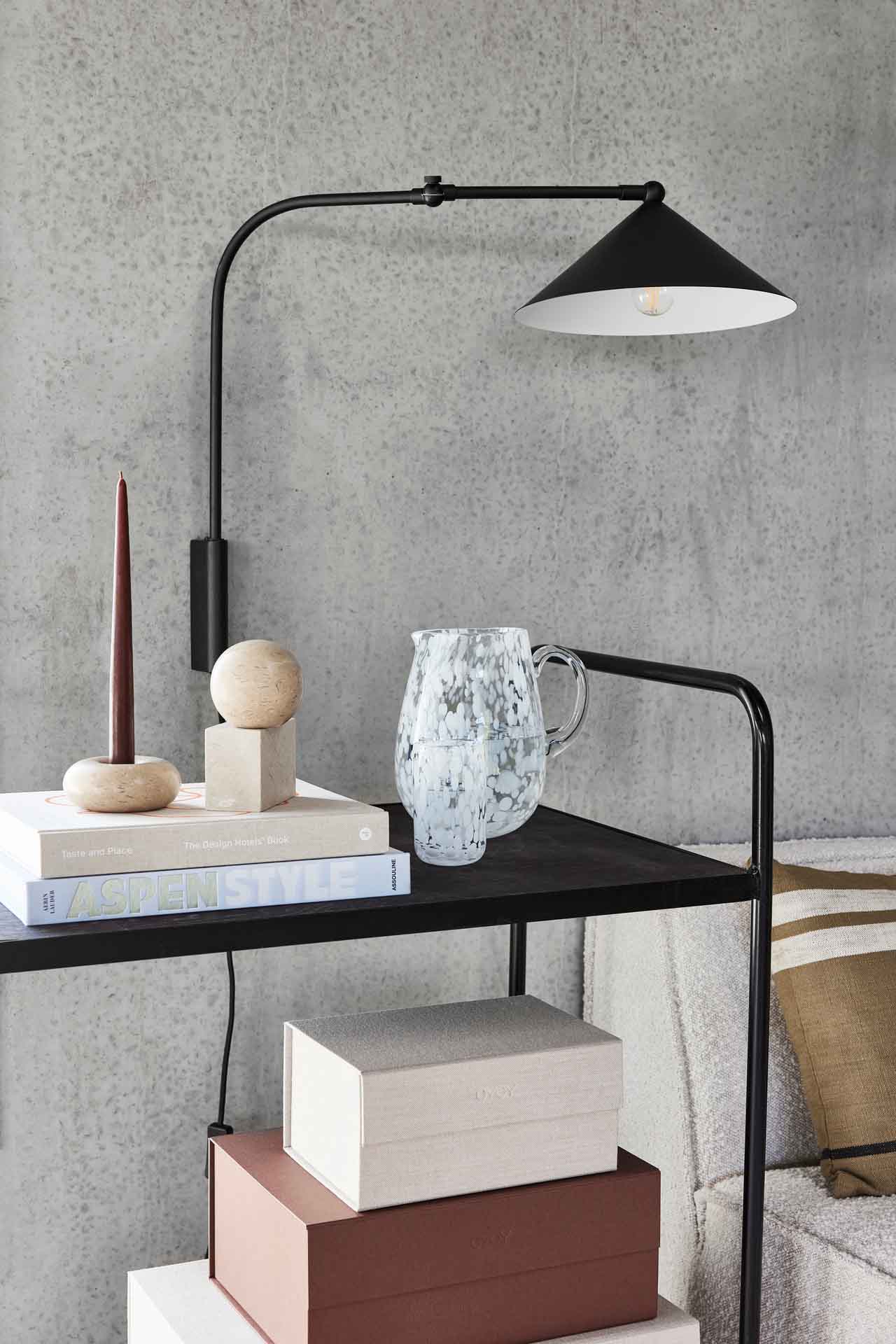 Kasa Wall Lamp Metal White