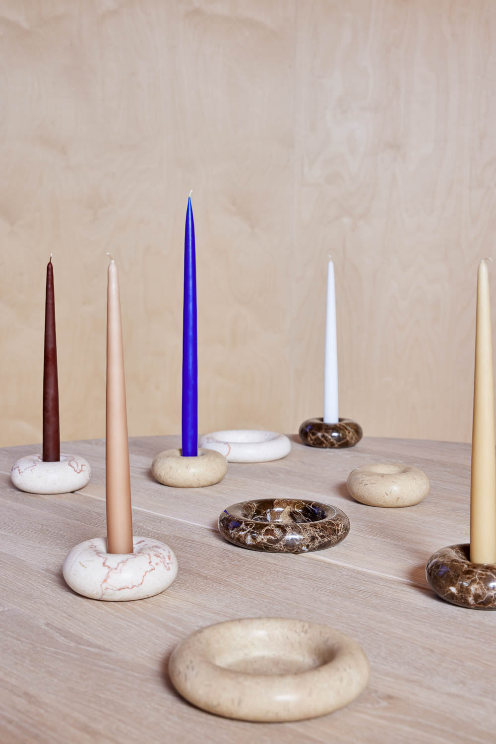Candle holder Large Marble