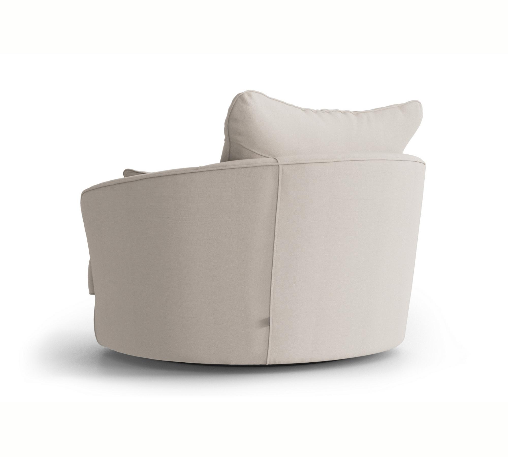 Drehbarer Sessel Vendôme helles Beige