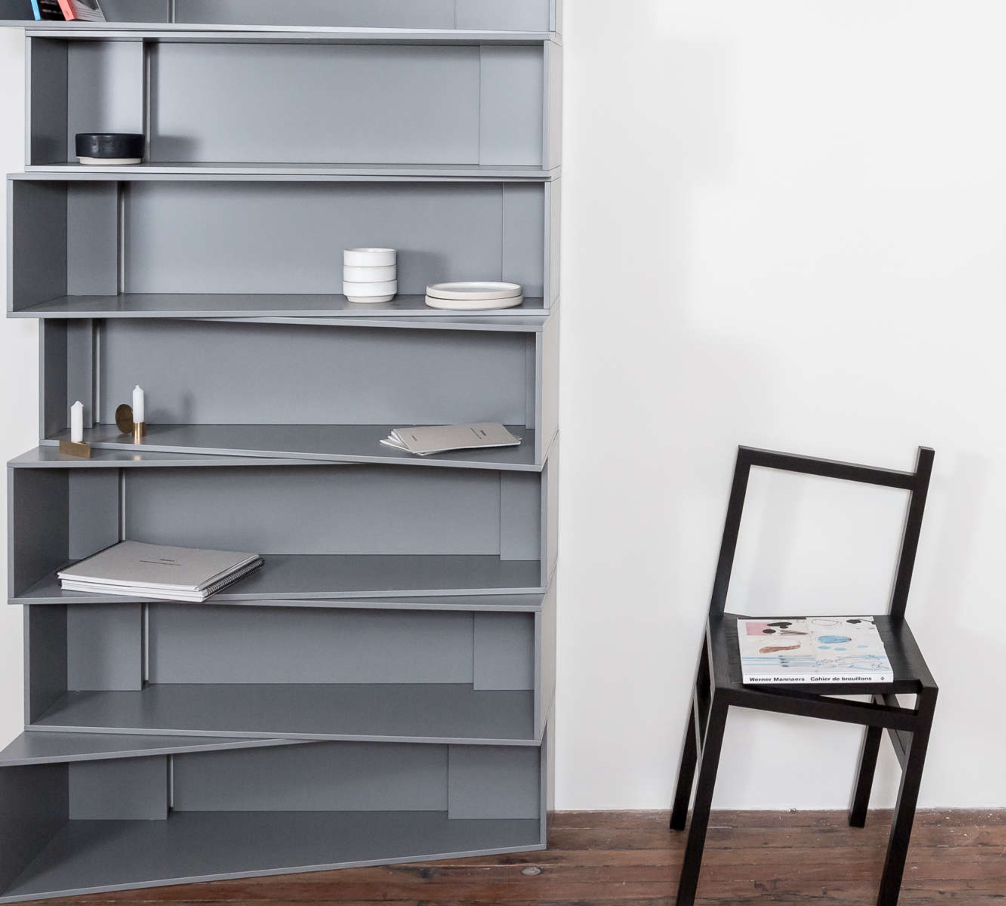 Corner Bookshelf