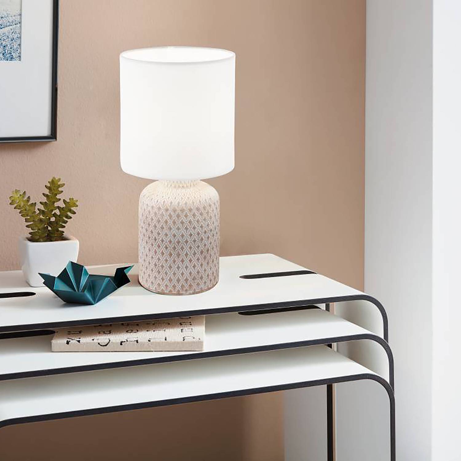 Bellariva I Table Lamp Blended fabric Ceramic 1-light