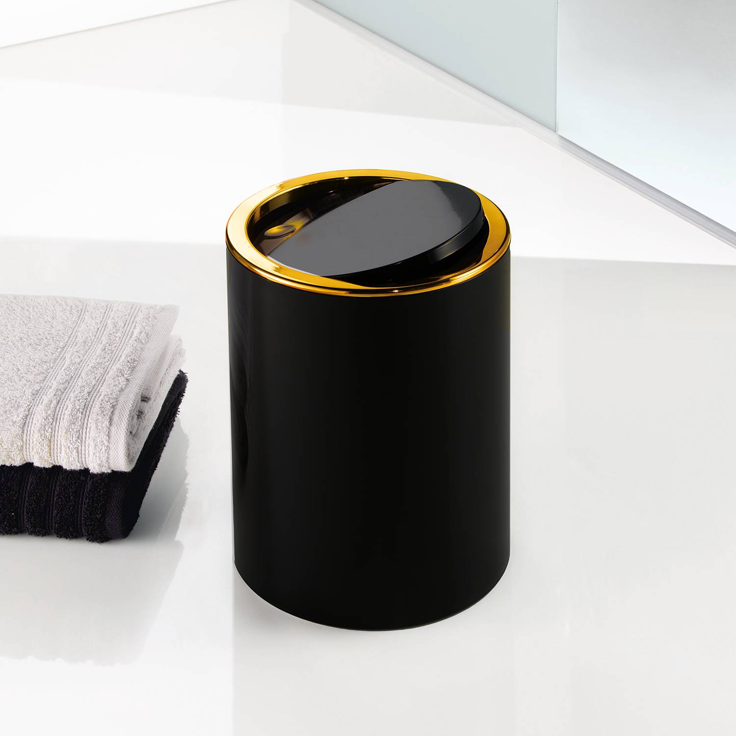 Cosmetic bin Black
