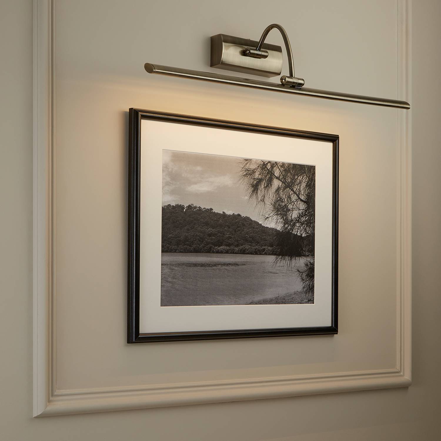 LED wall lamp Picture Lights II Brass