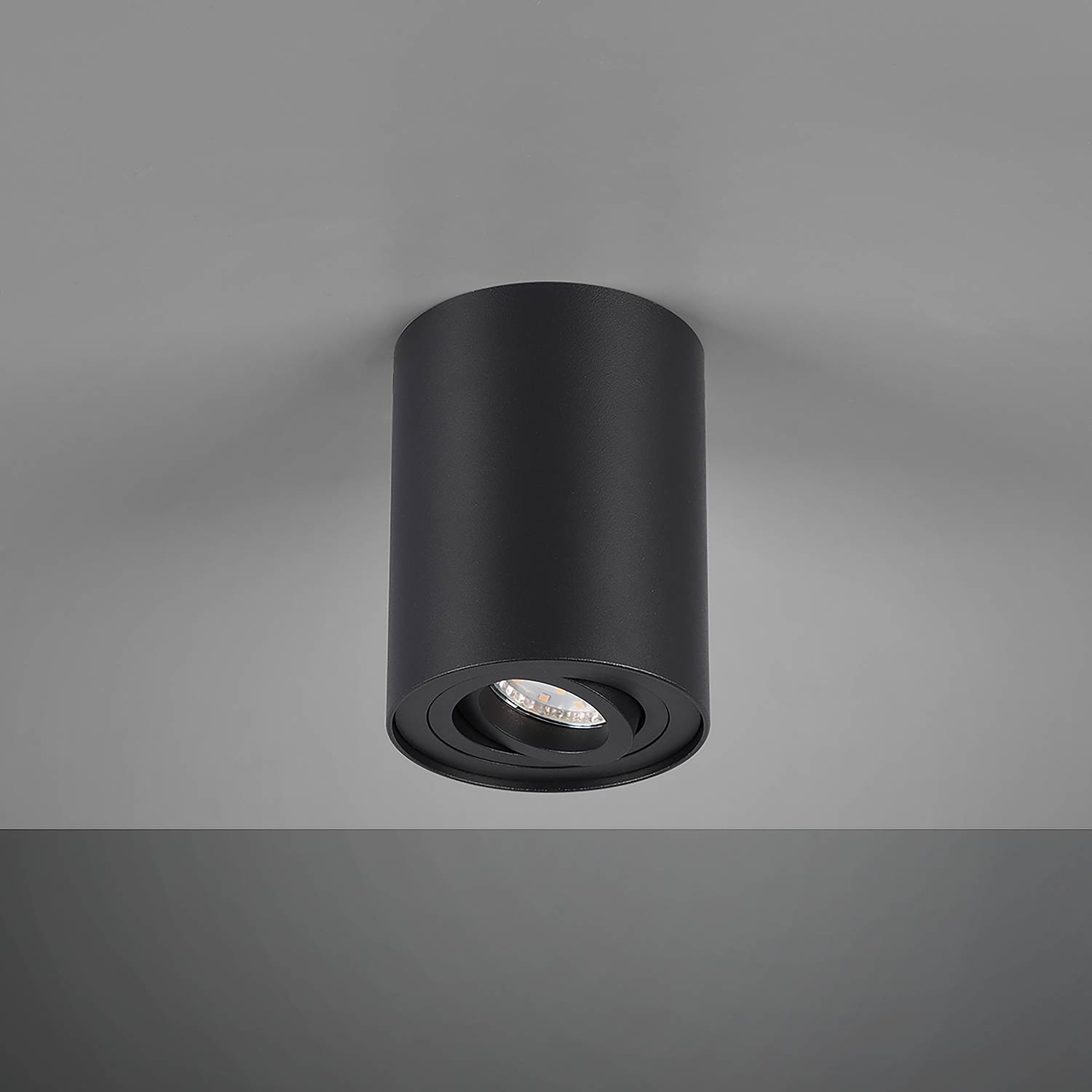 Ceiling light Cookie Aluminium Black Number of flames: 1