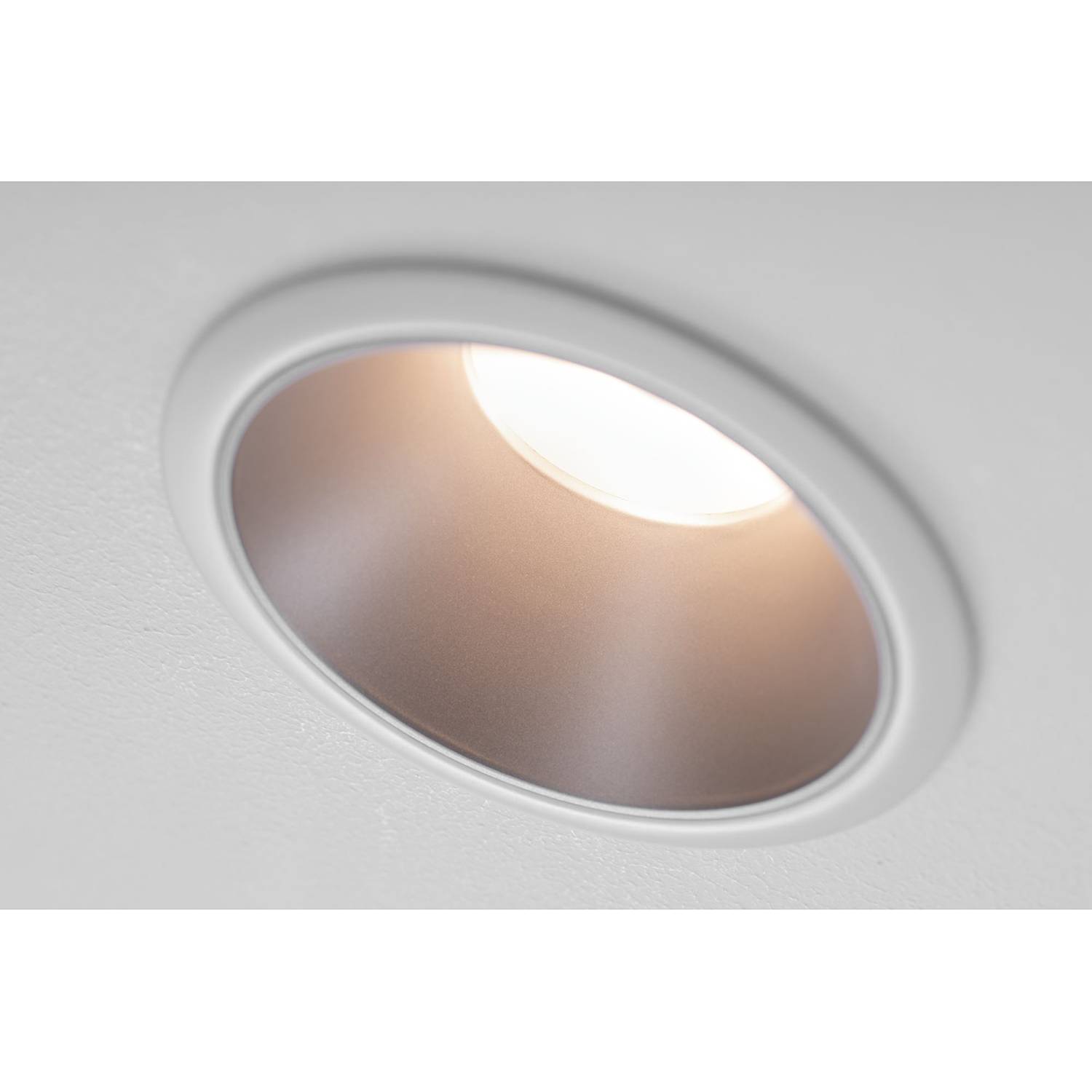 Built-in lamp Cole Coin Aluminium White 3-piece set