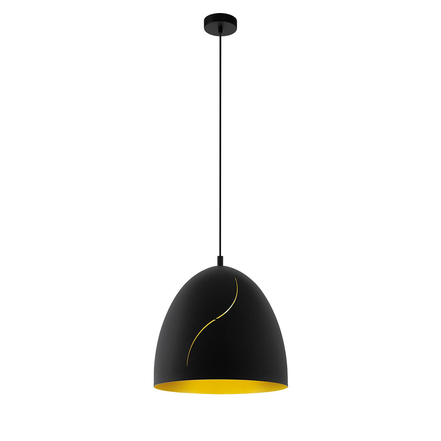 Pendelleuchte Hunningham III Stahl