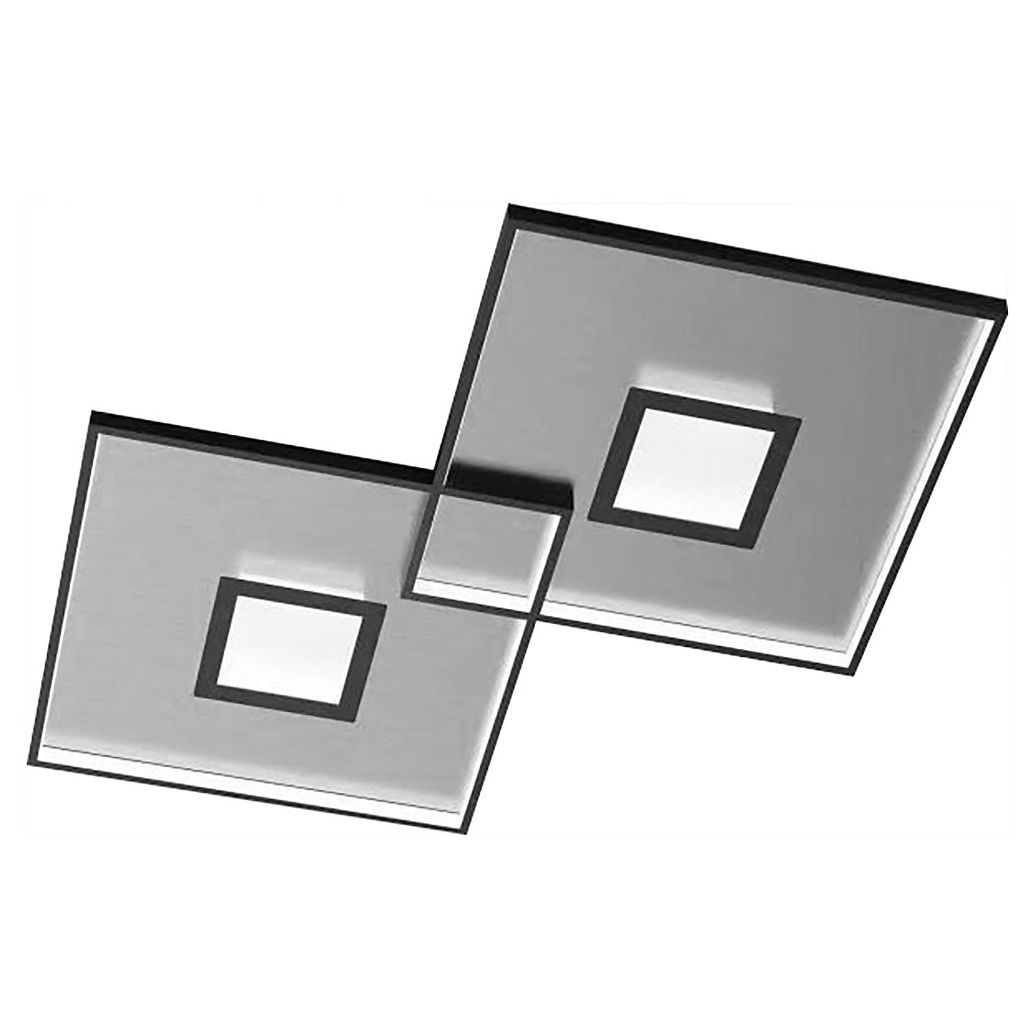 1-Flame LED ceiling light Amara IV Aluminum