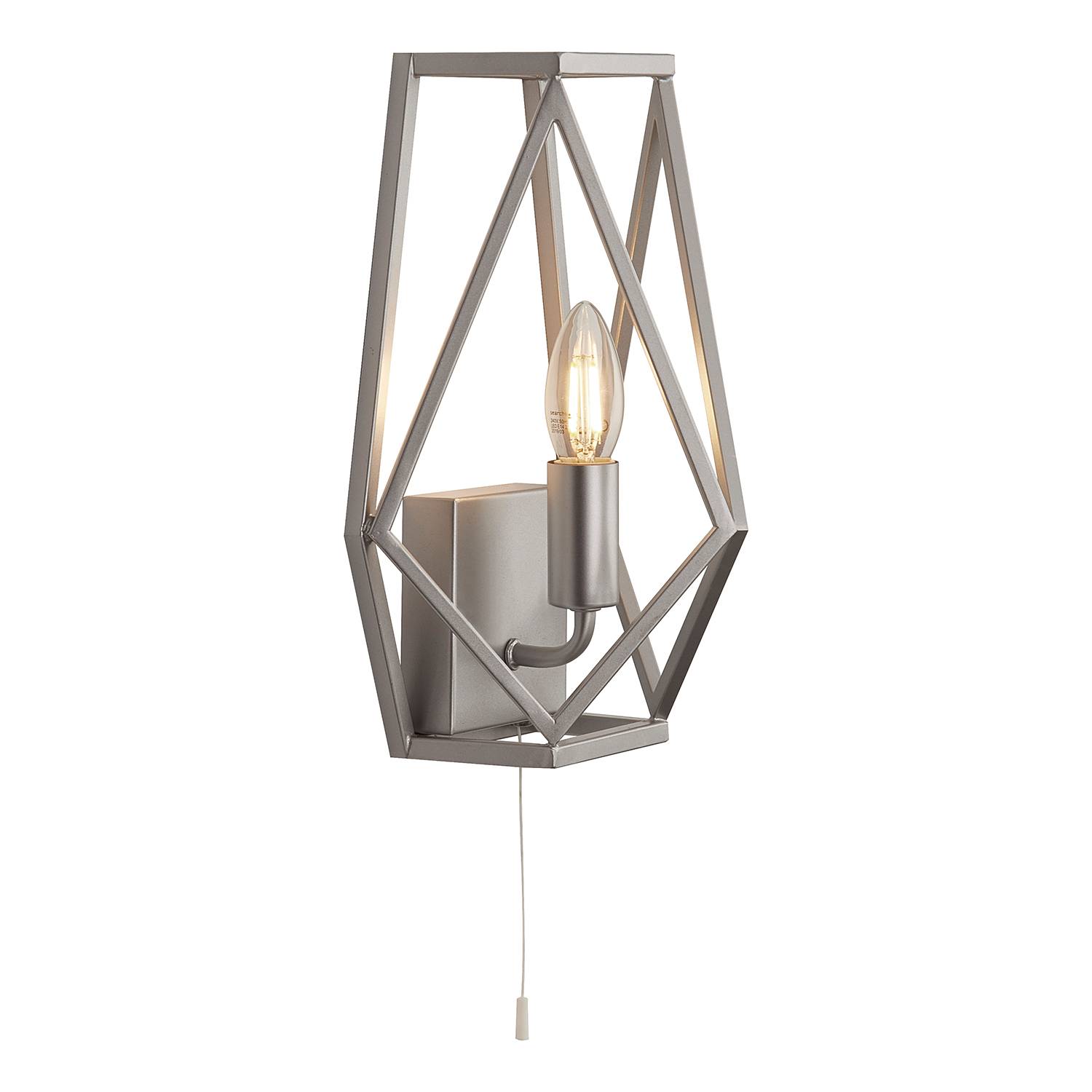 Chassis Wall Light Steel Single-flame