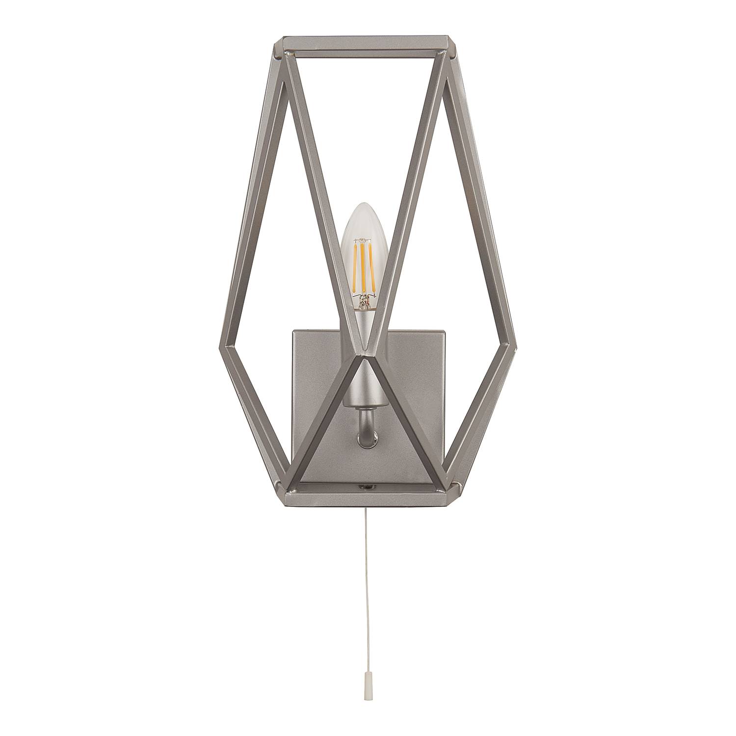 Chassis Wall Light Steel Single-flame