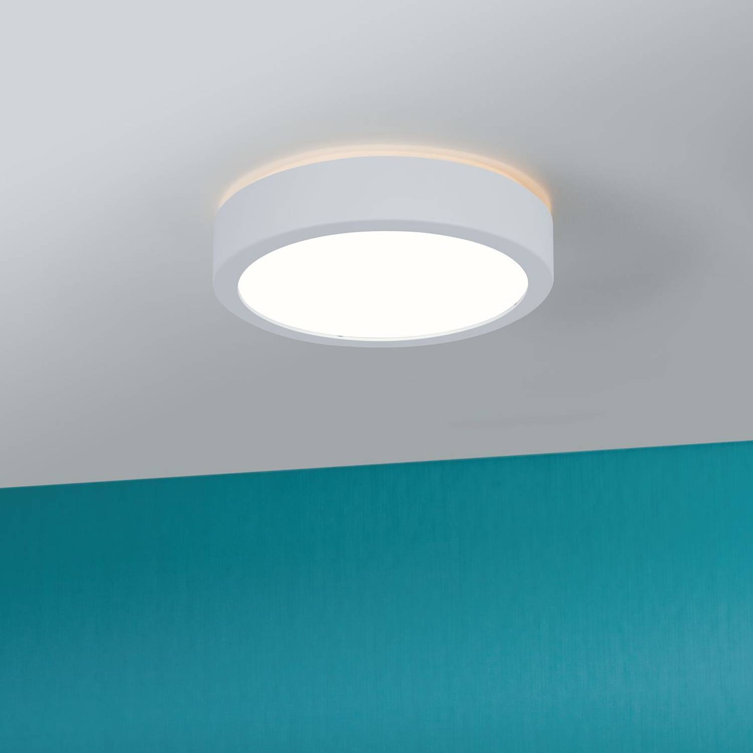 LED-Badleuchte Aviar Weiß