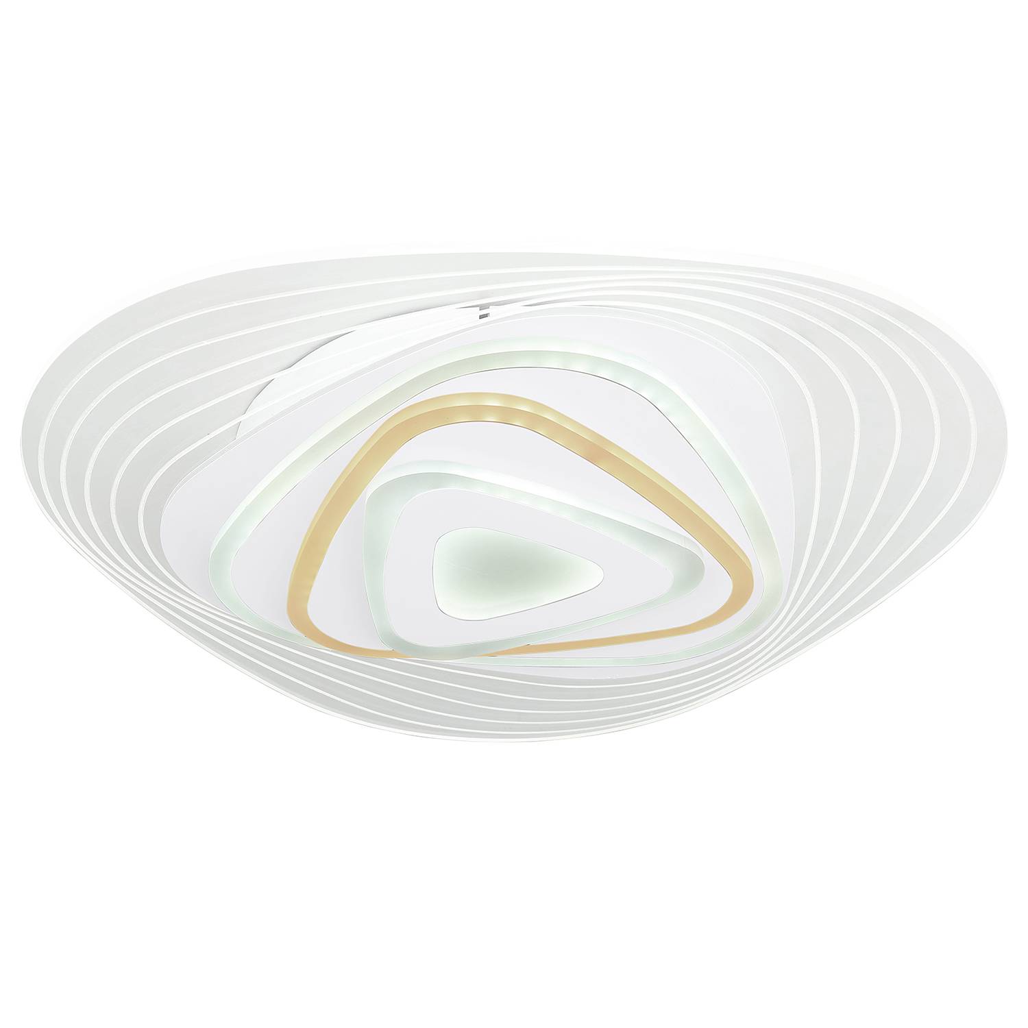 1-Flammig LED-Deckenleuchte Tauves Acrylglas Eisen