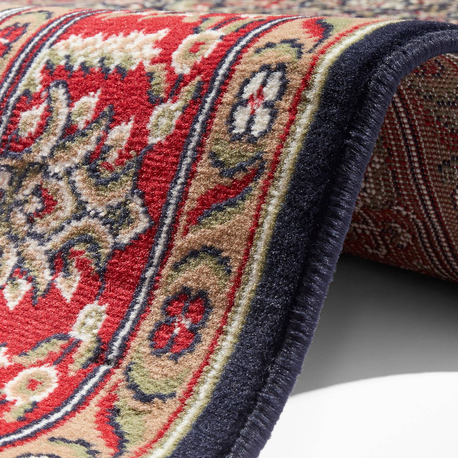 Short pile rug Skazar Isfahan Navy blue 80 x 150 cm
