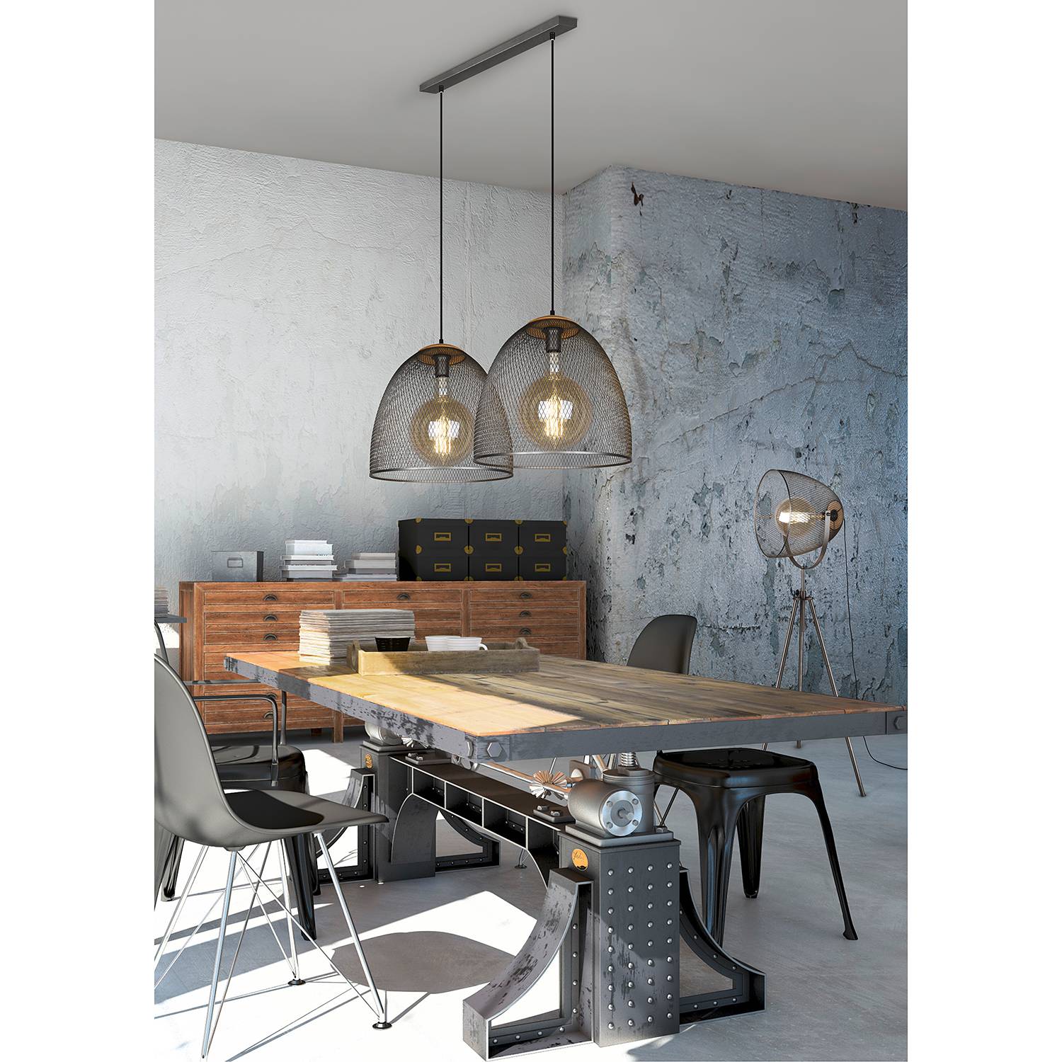 Pendant lamp Ivar III Silver