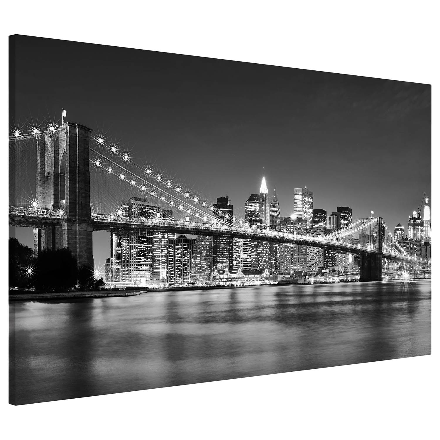 Memoboard Nighttime Manhattan Bridge II, Steel/Vinyl