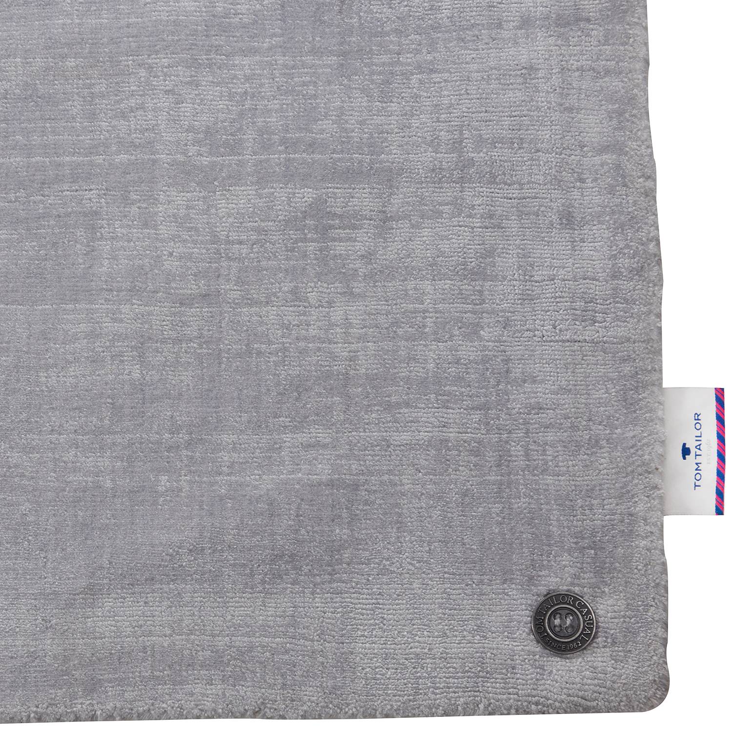 Shine Short Pile Rug Silver 65 x 135 cm