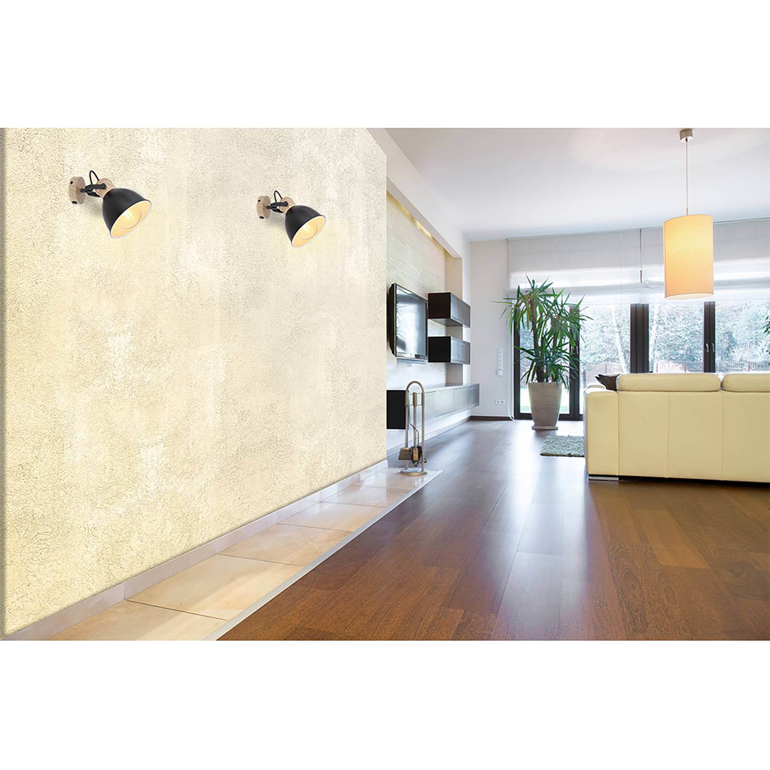 Wall lamp Wiho Black