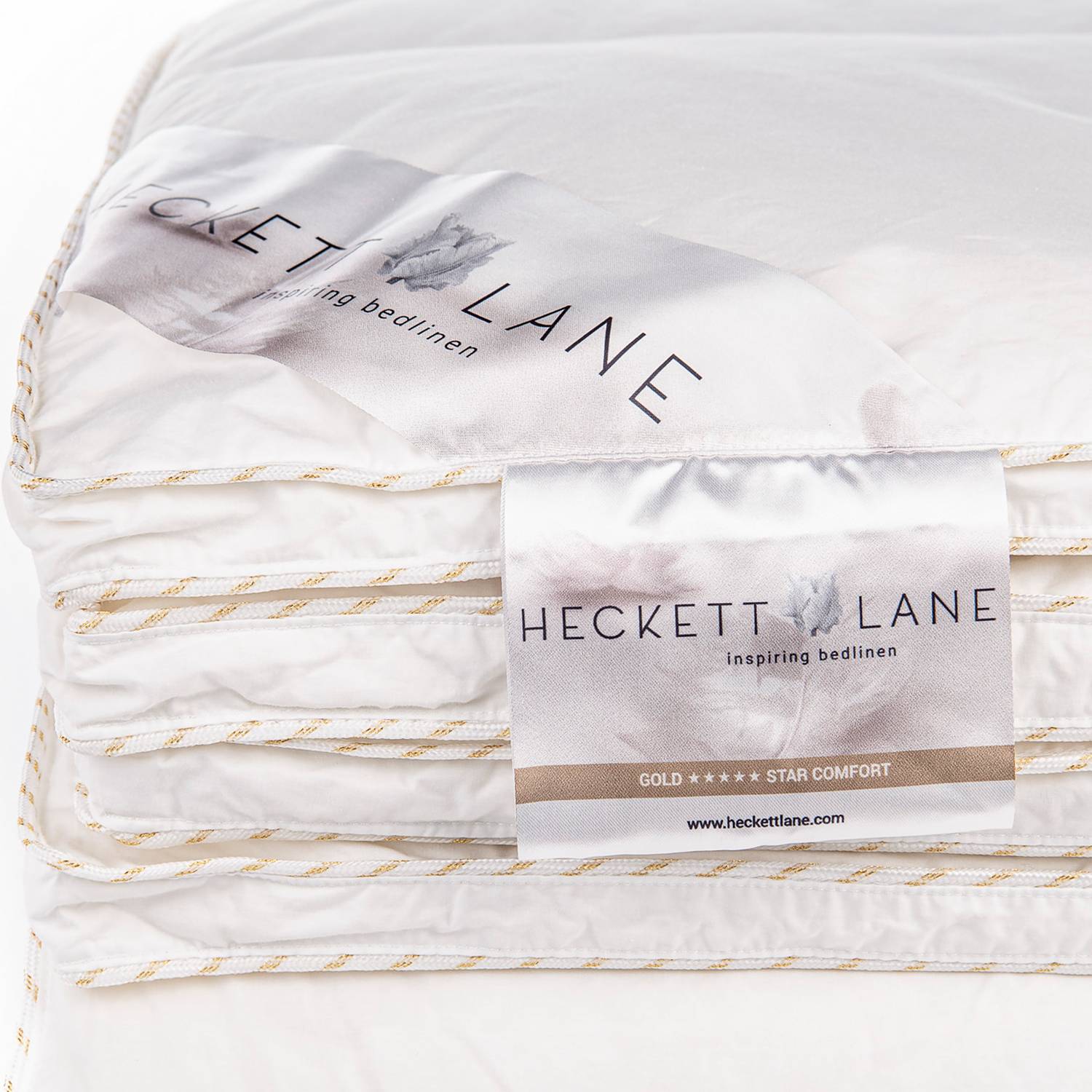 4-Seasons Down Comforter Gold White