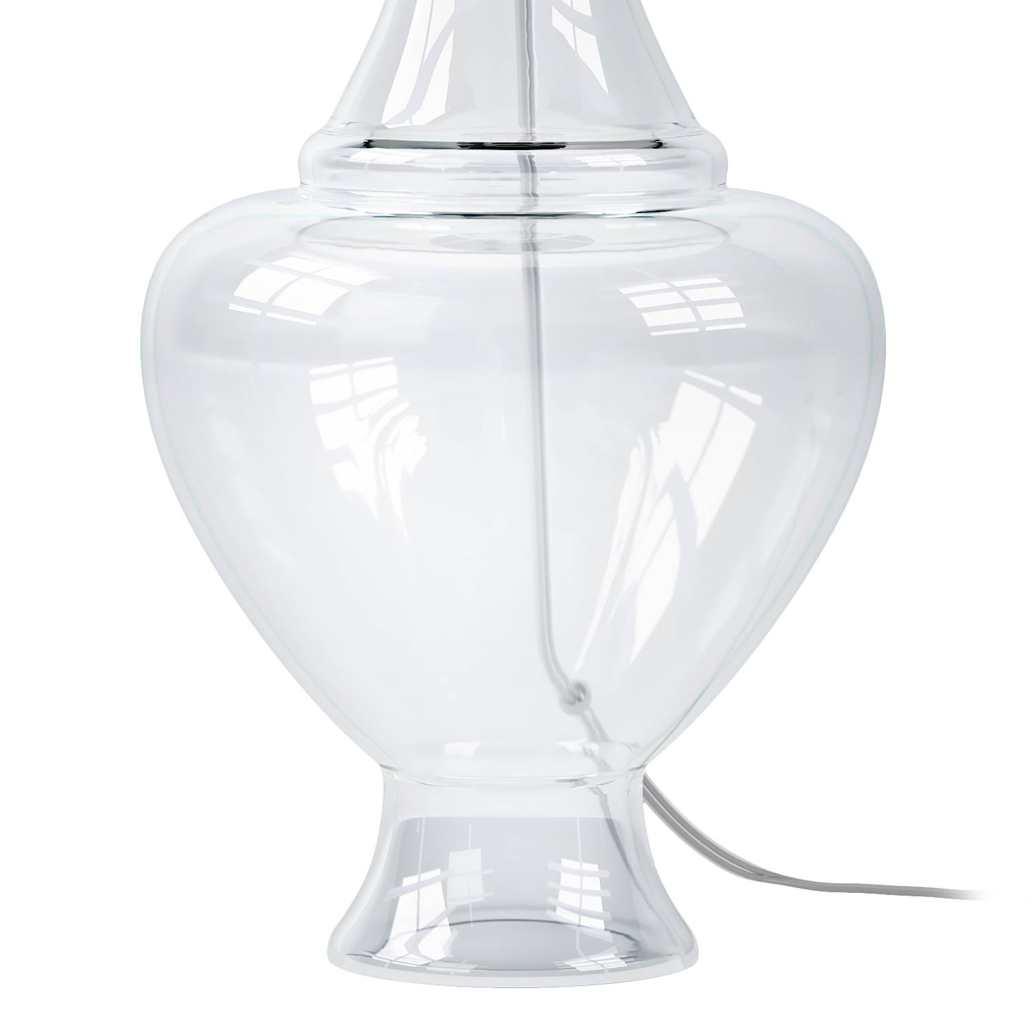 Table lamp
Cotton fabric
Clear glass
1-flame