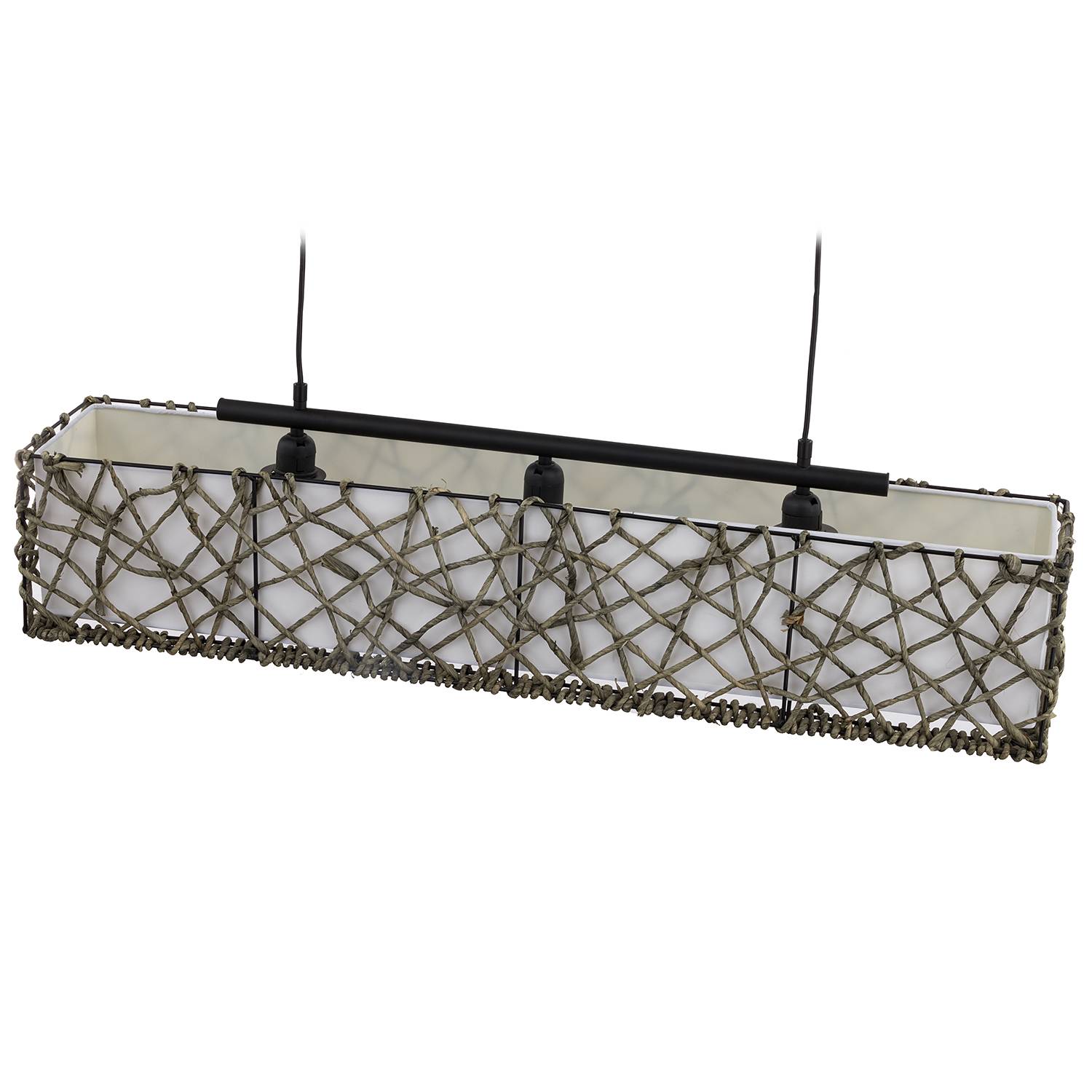 Pendant lamp Angie II 3-light Brown