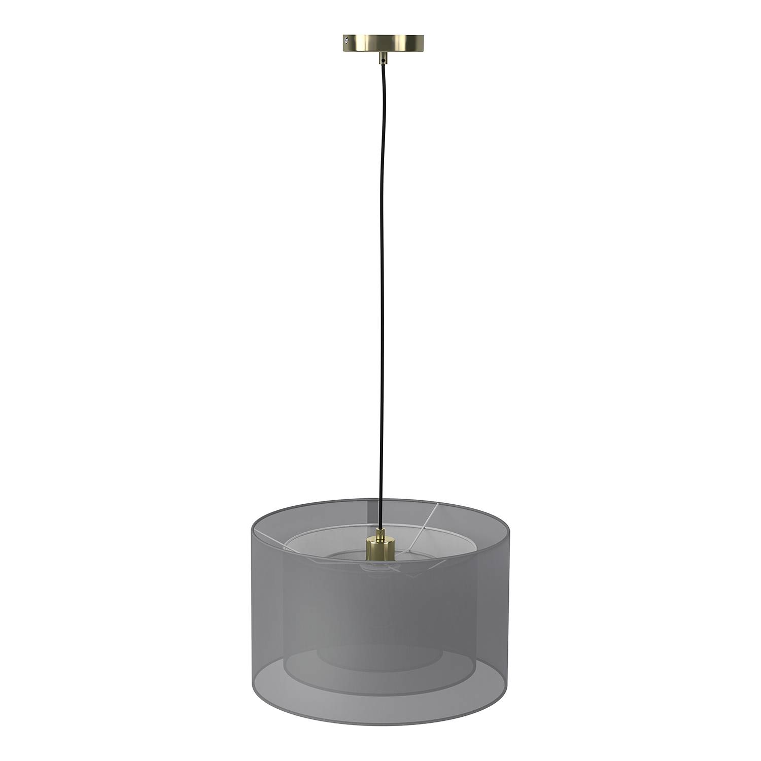 Pendant lamp Allora I 1-light Grey