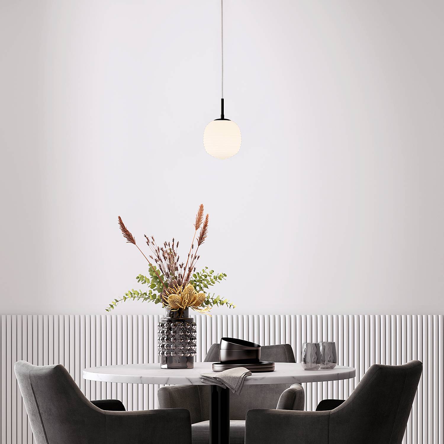 Pendant lamp Amalis I 1-light White