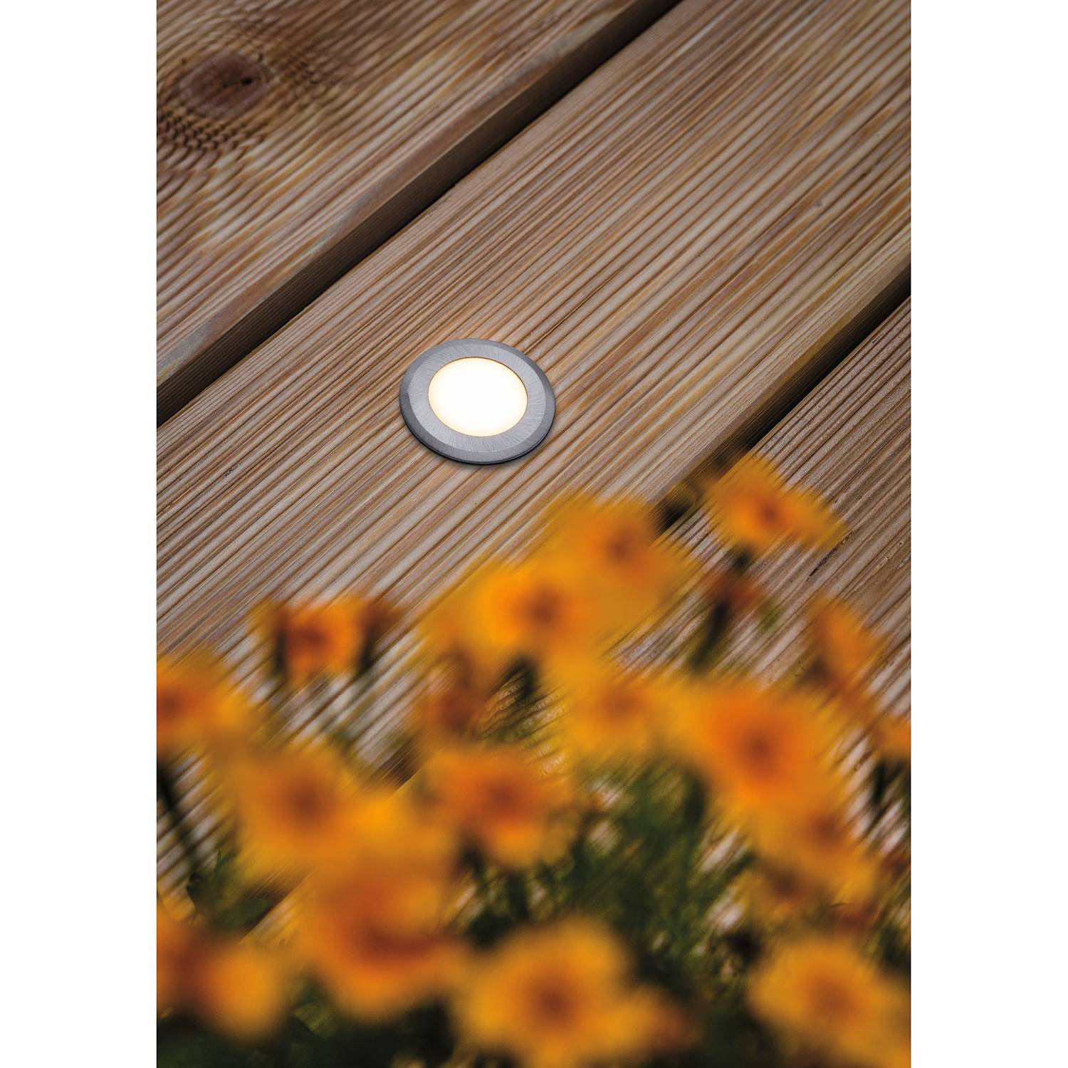 Recessed spotlight Abee I Stainless steel 1-light