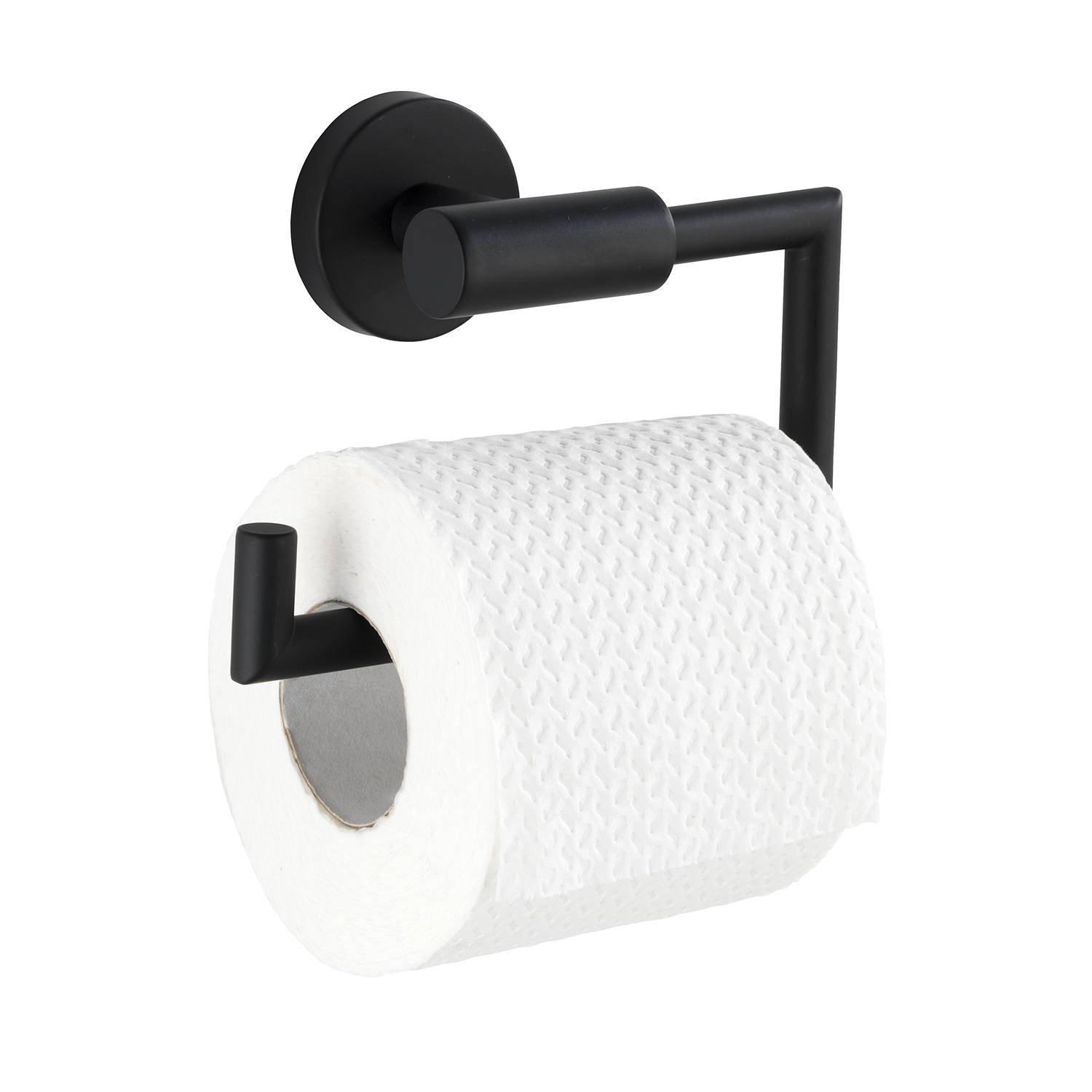 Toilet paper holder Bosio II Stainless steel Black