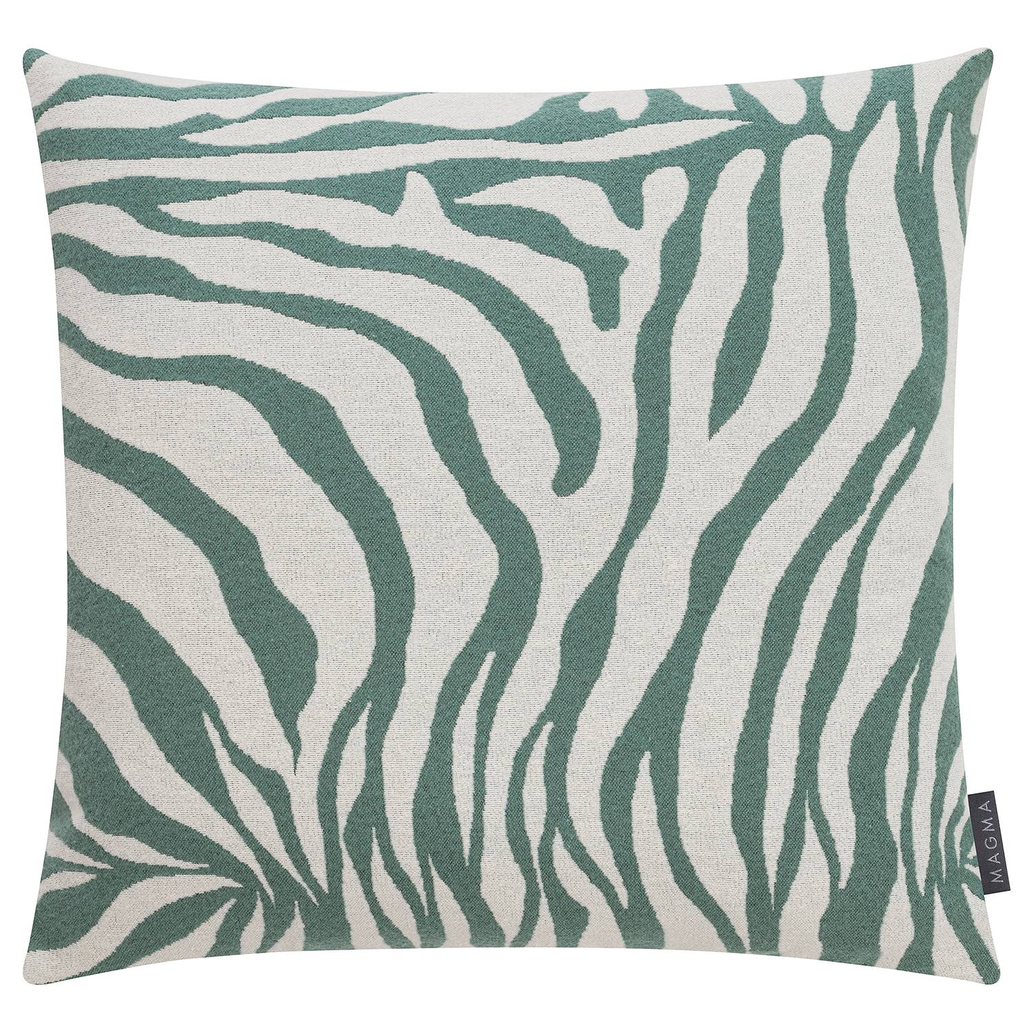 Pillowcase Zebra Jacquard Green 50 x 50