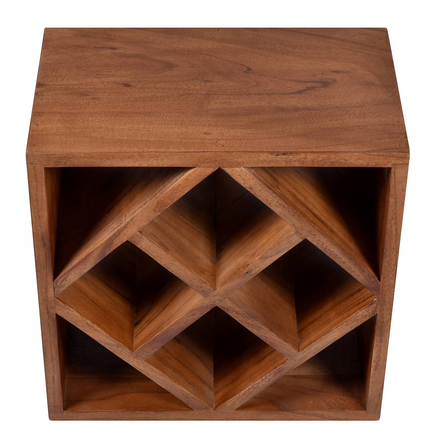 Wine rack Hawley Solid Acacia