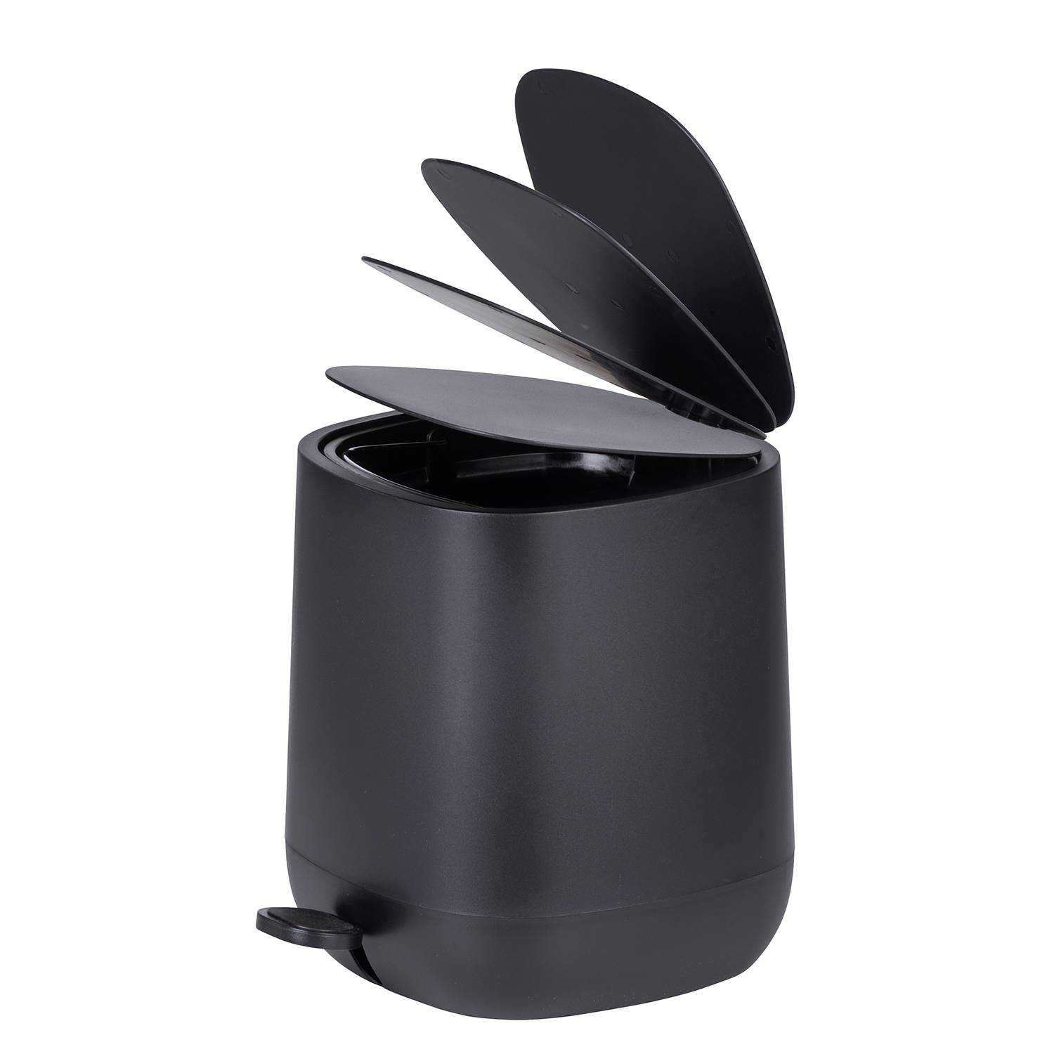 Waste bin Davos Steel Capacity: 6.5 L Black