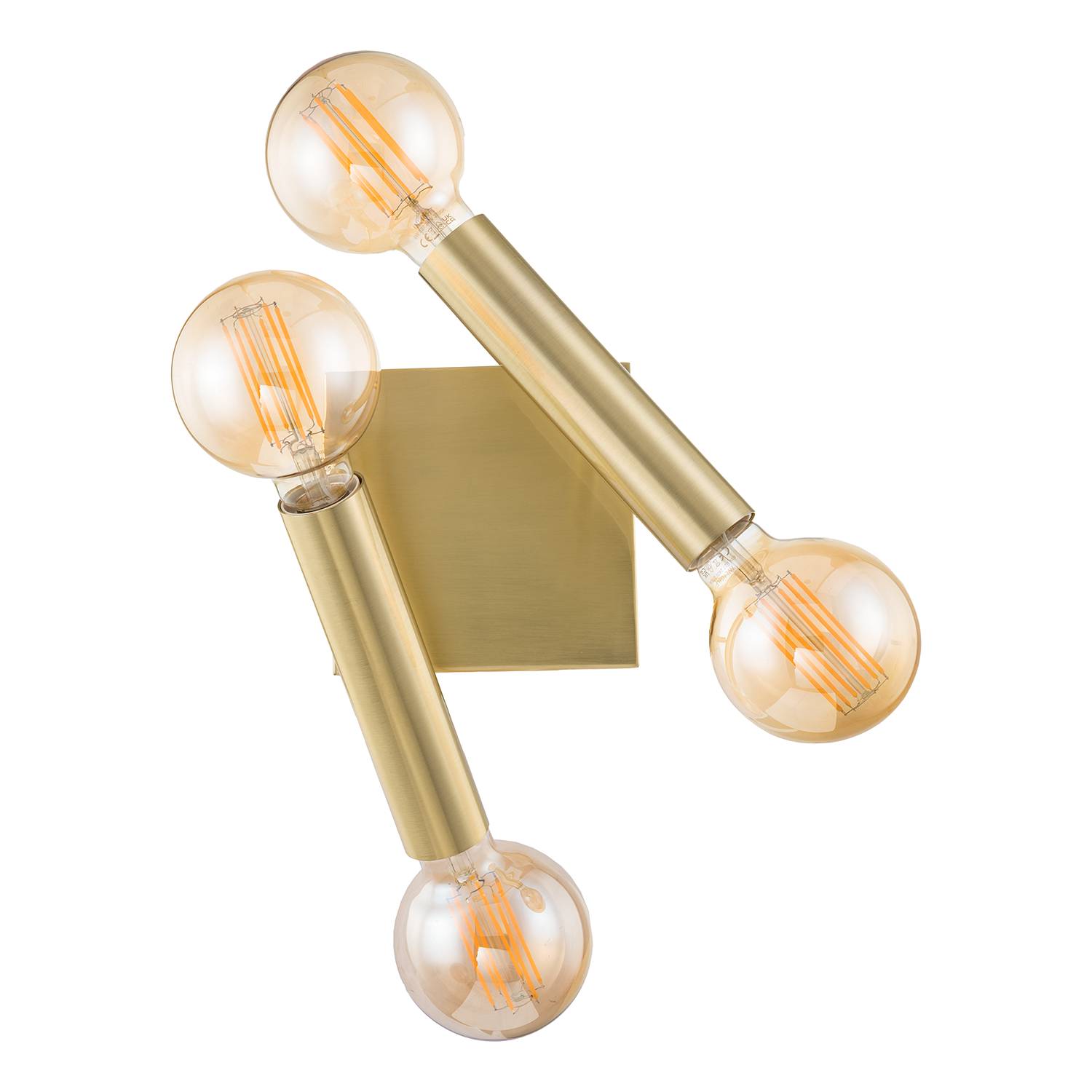 4-Flame Wall Lamp Lujan Iron