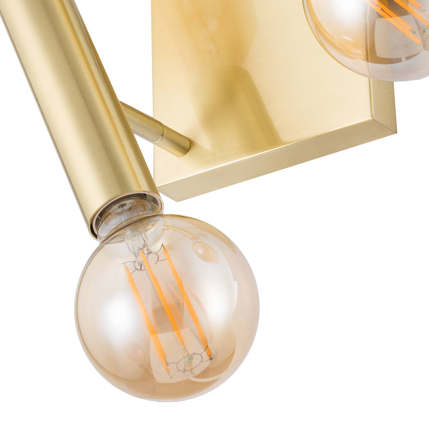 4-Flame Wall Lamp Lujan Iron
